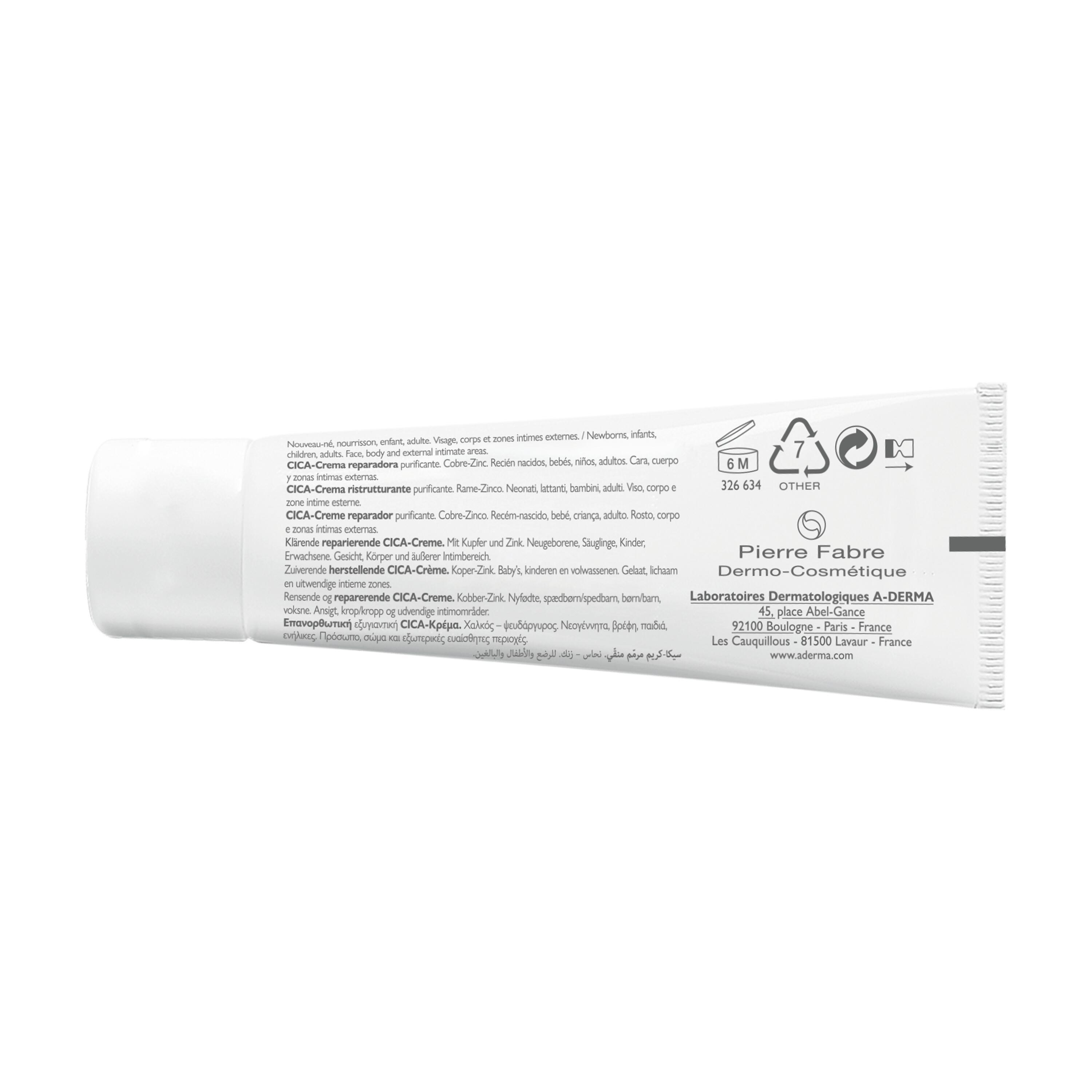 Dermalibour Creme Reparador Purificante Cica