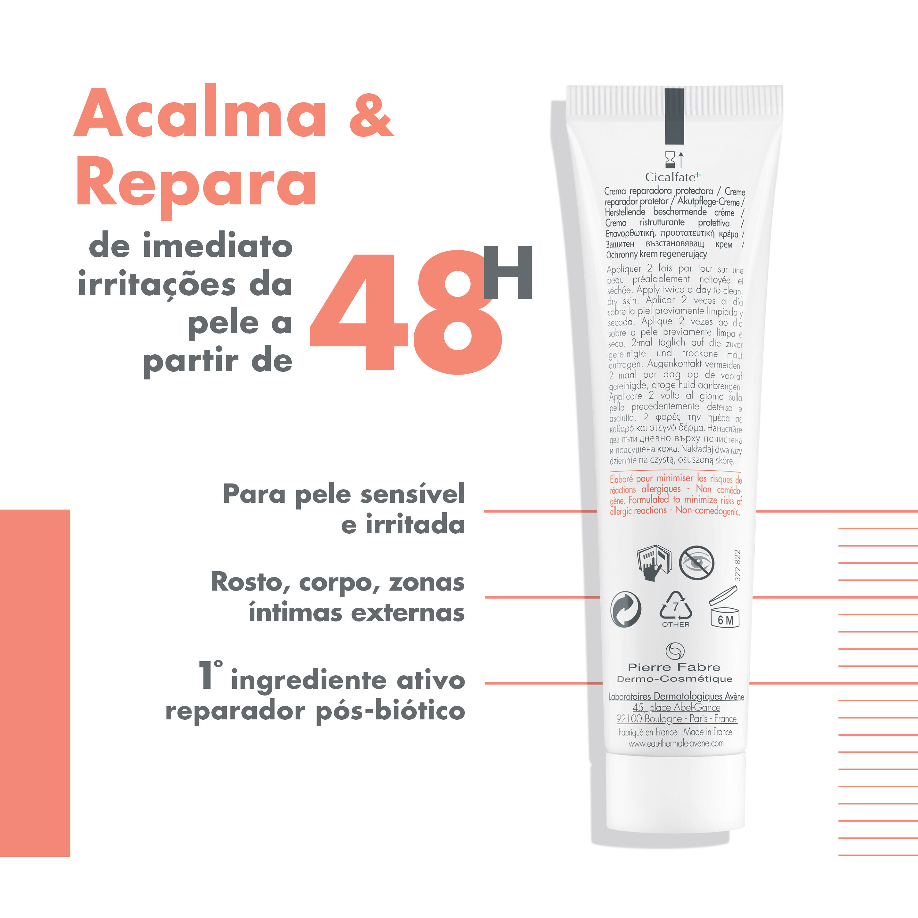 Cicalfate+ Creme Reparador Protetor