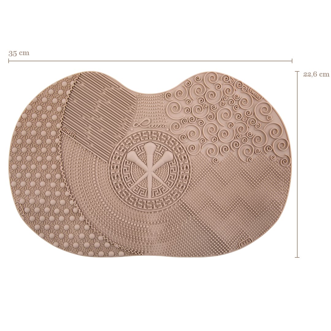 Brush Cleansing Mat Coffee