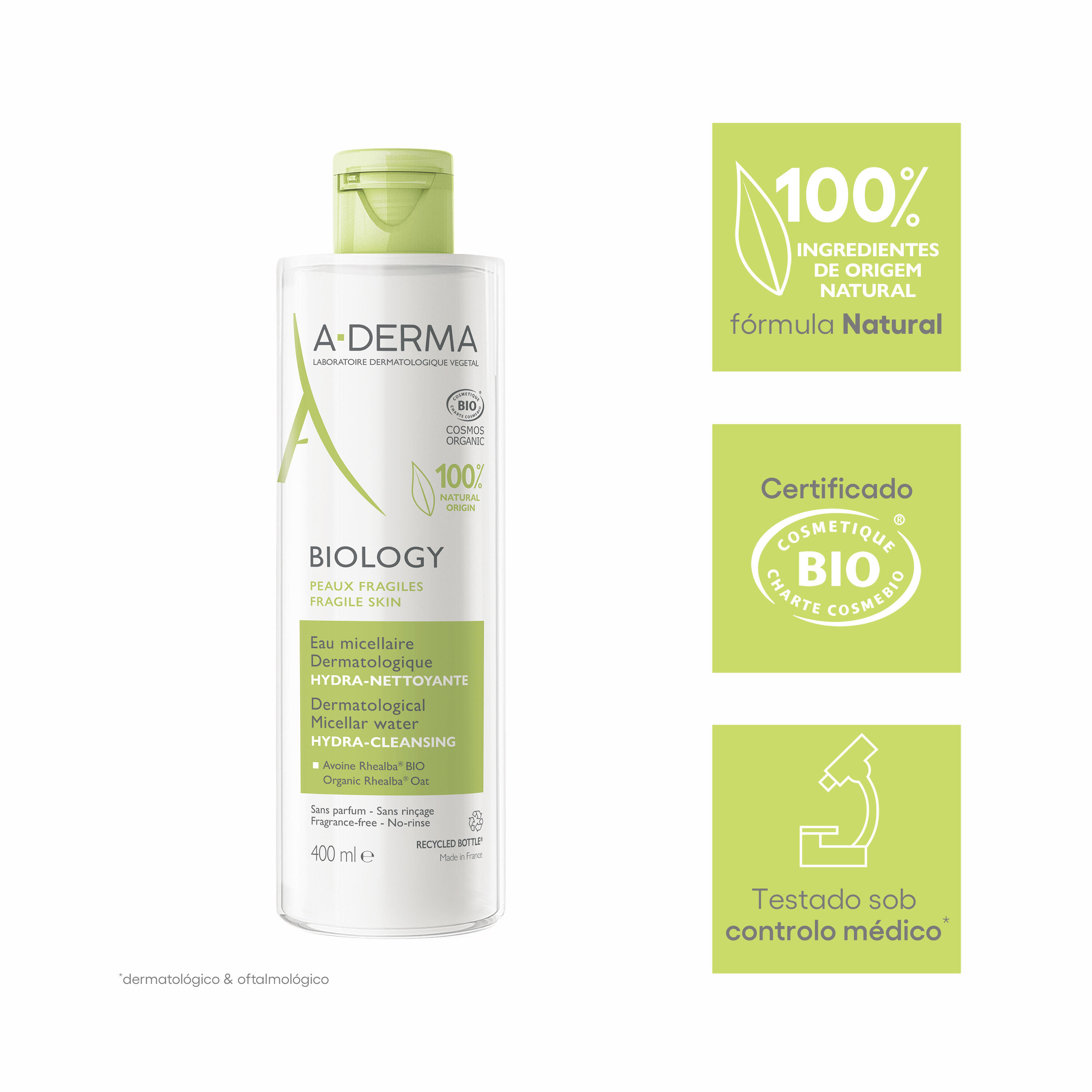 Biology Água Micelar Dermatológica Hidralimpeza