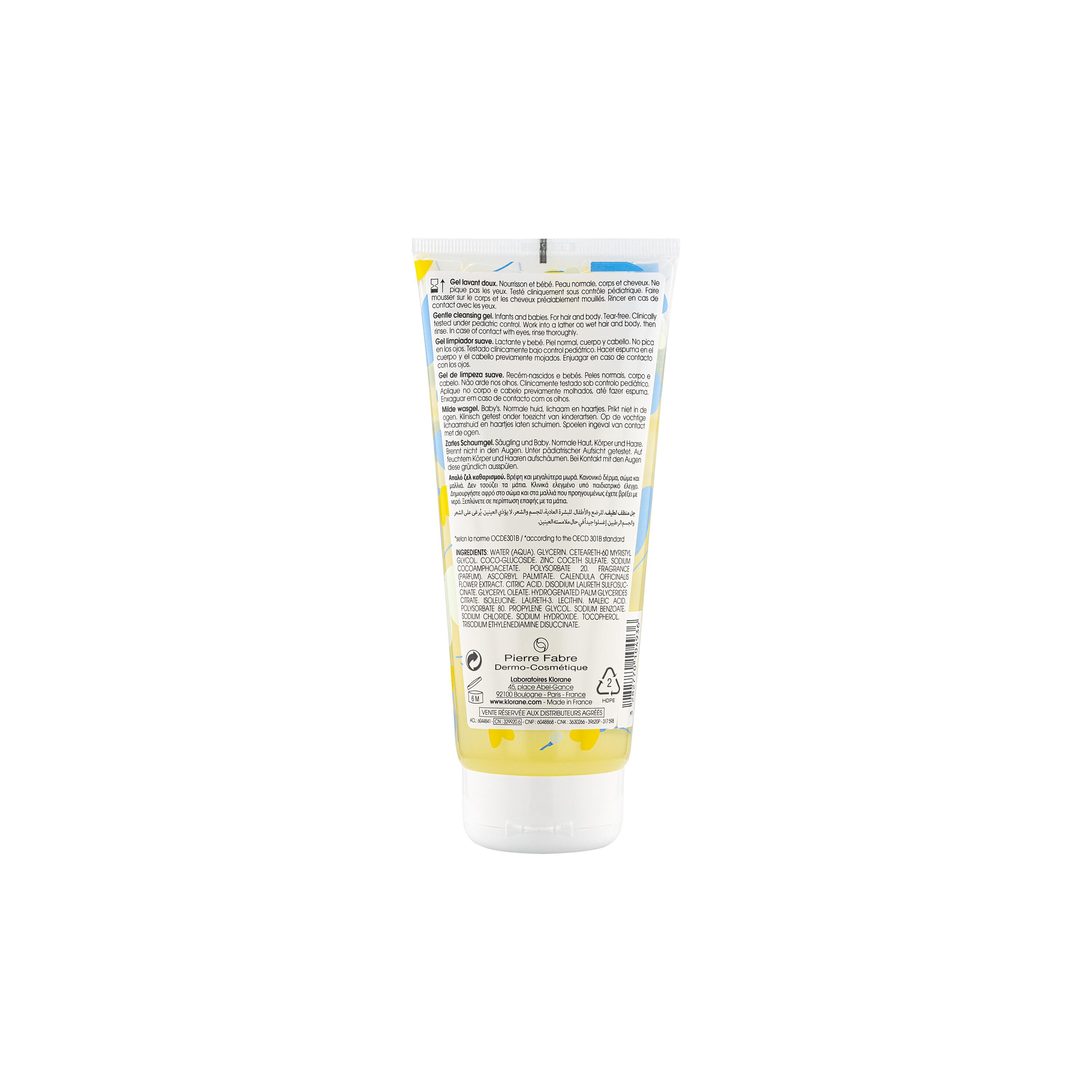 Bebé Gel De Limpeza Suave Com Calêndula