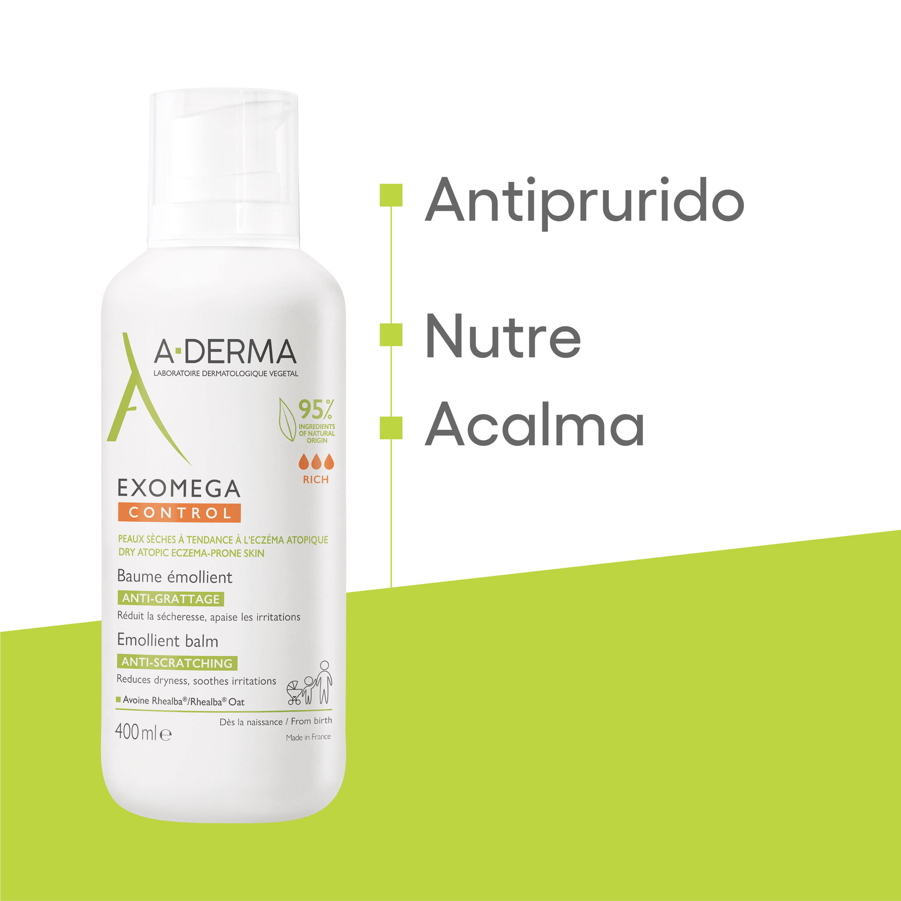 Exomega Control Bálsamo Emoliente Antiprurido