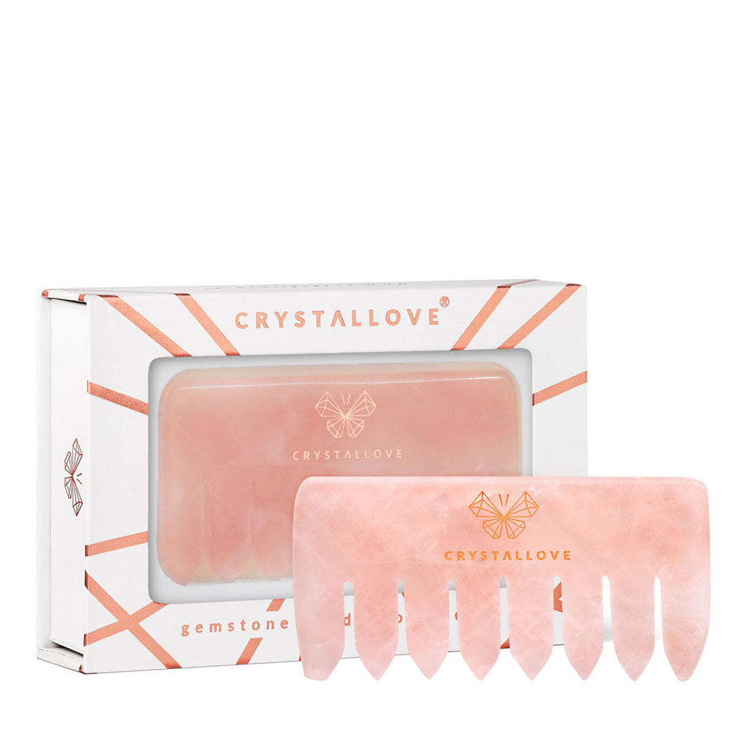 Rose Quartz Comb