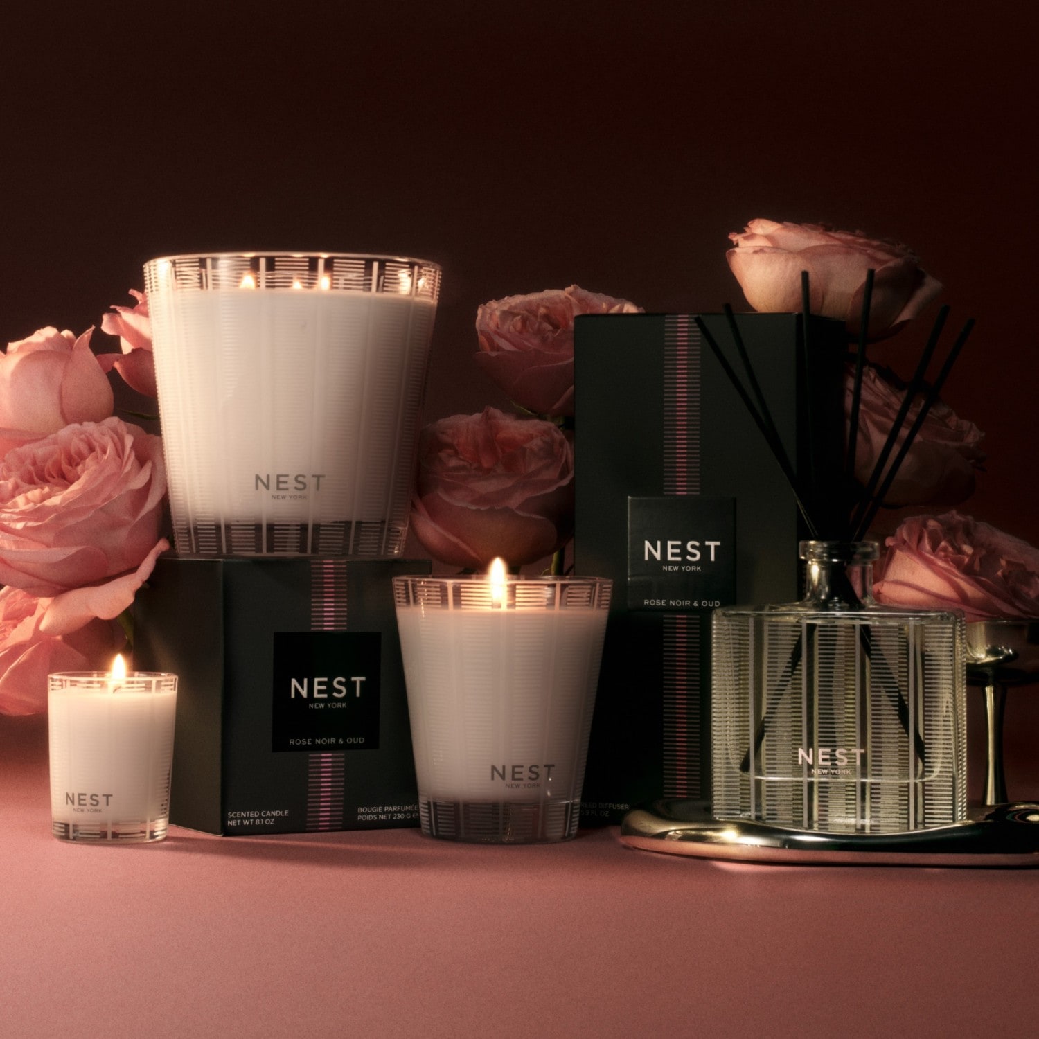 Rose Noir & Oud Classic Candle