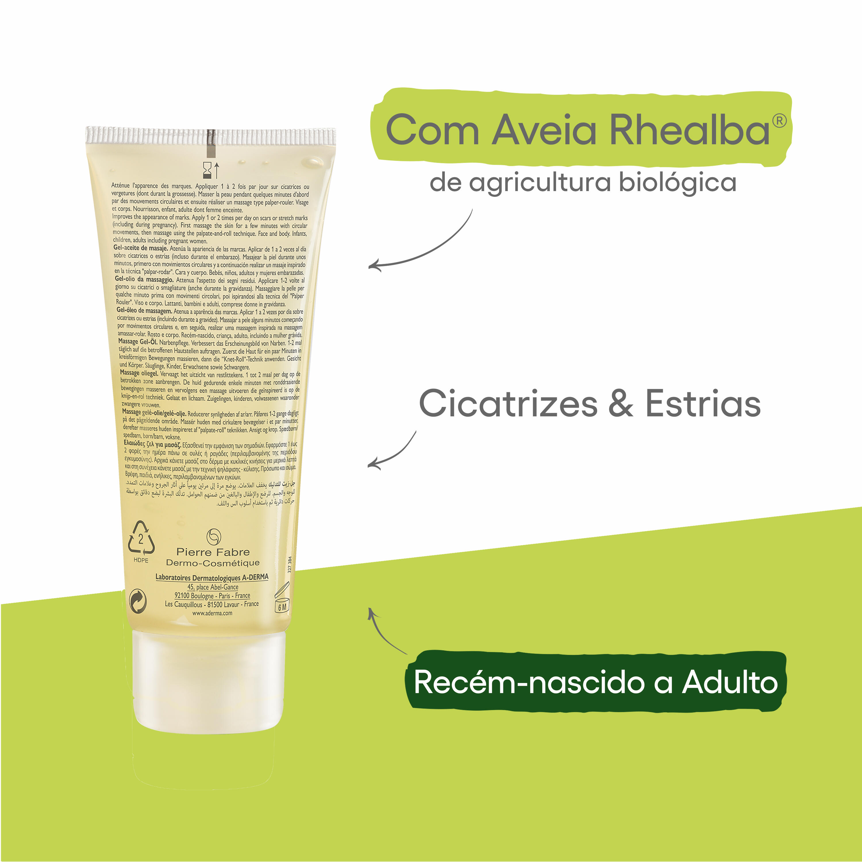 Epitheliale Ah Gel-Óleo Para Massagem Antimarcas