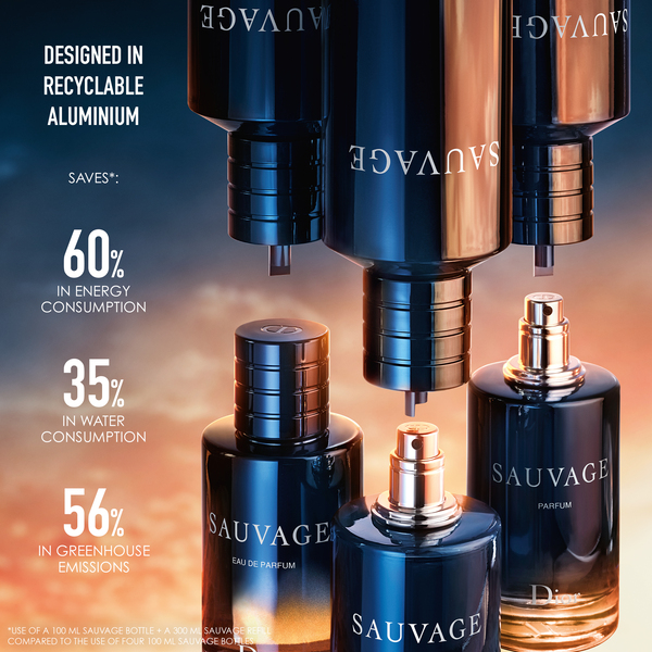 Recarga Sauvage Eau de Parfum  - Recarga de perfume - Notas cítricas e abaunilhadas