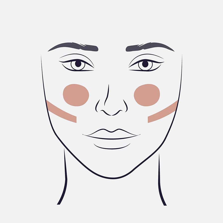 Face Brushes 127 Blush & Contour