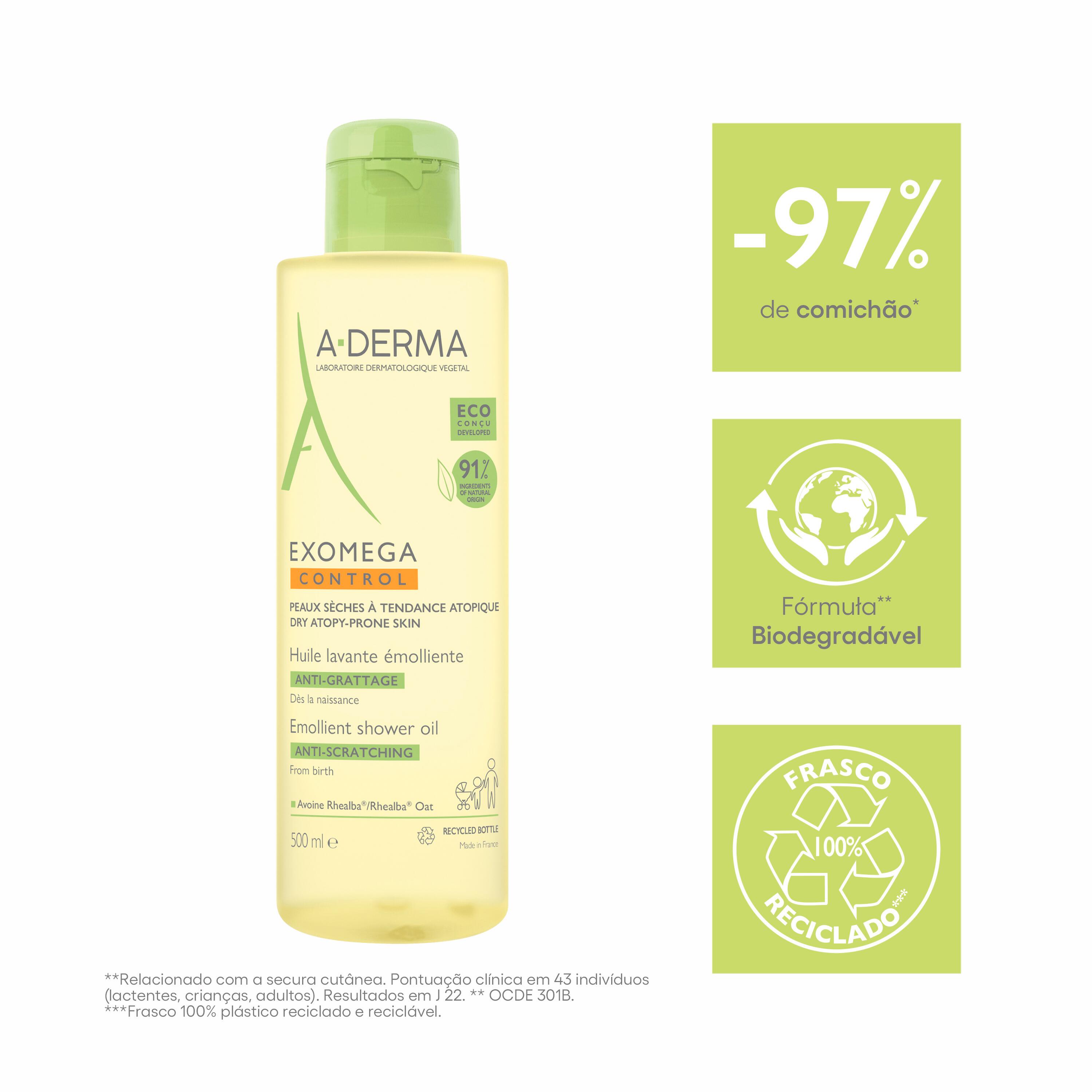 Exomega Control Óleo Duche Emoliente Antiprurido