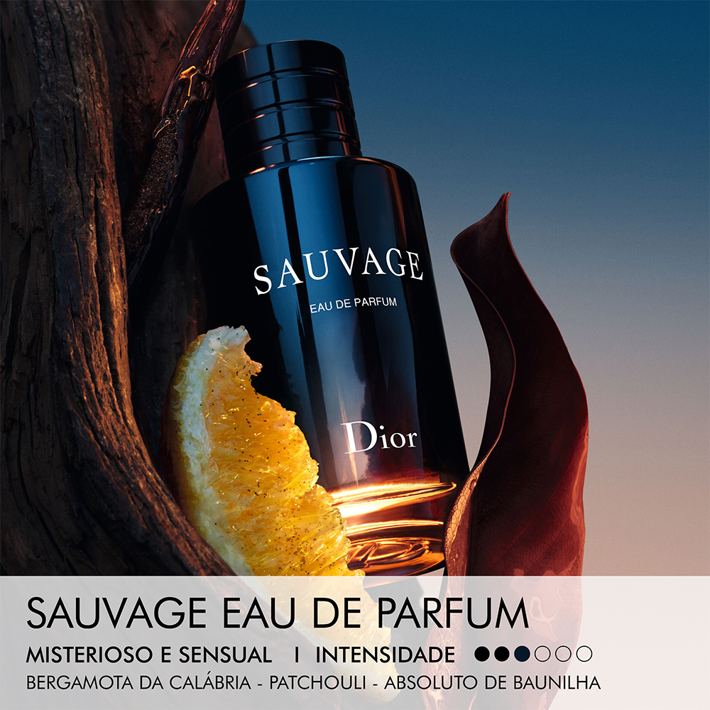 Recarga Sauvage Eau de Parfum  - Recarga de perfume - Notas cítricas e abaunilhadas