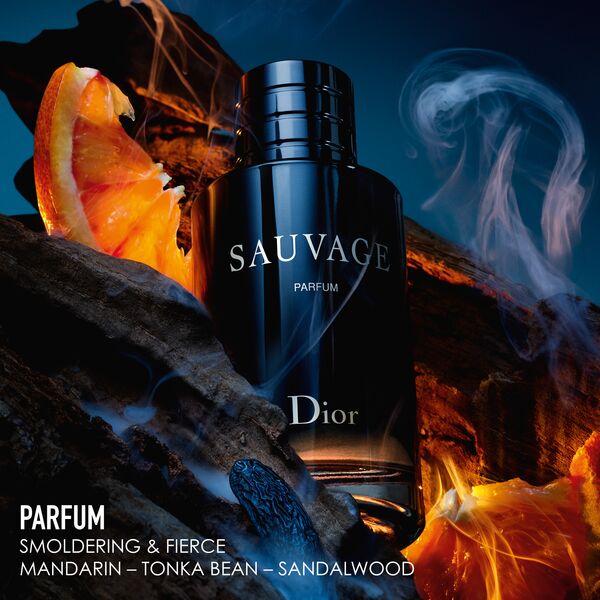 Sauvage Parfum - notas cítricas e amadeiradas - frasco recarregável