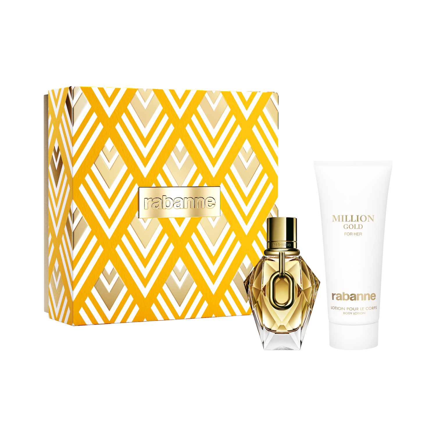 Million Gold For Her Eau de Parfum Spray 50Ml Set