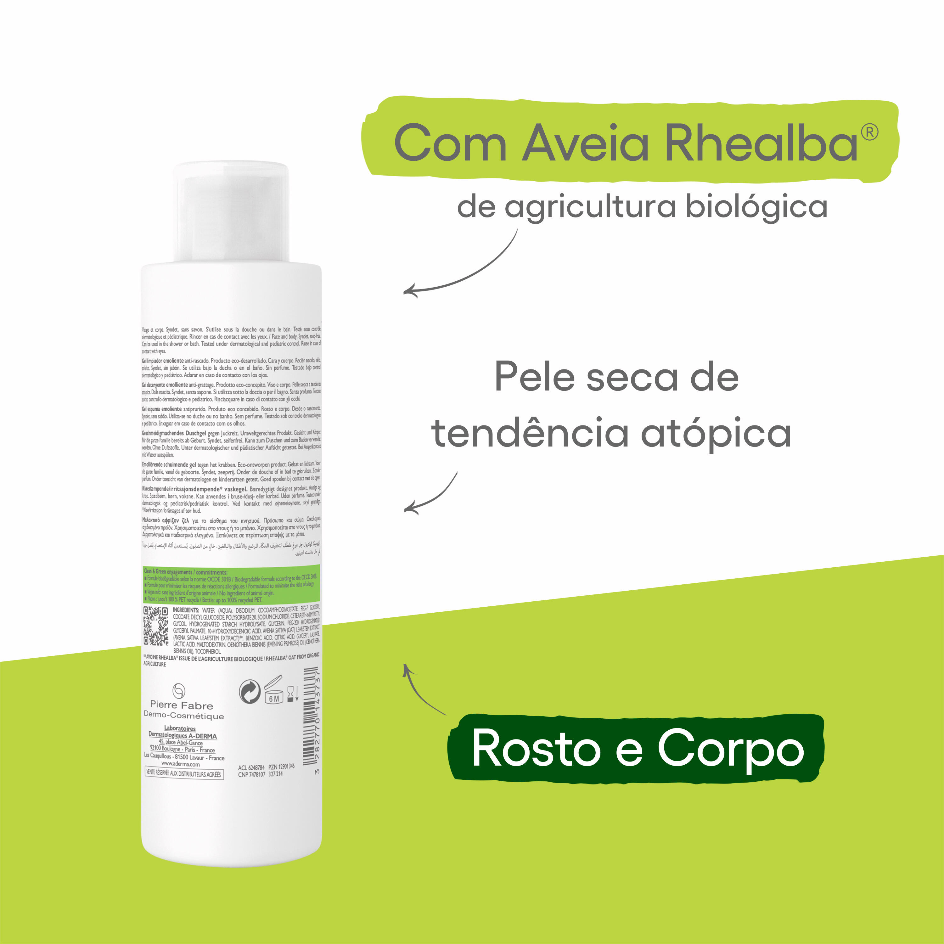 Exomega Control Gel Espuma Emoliente