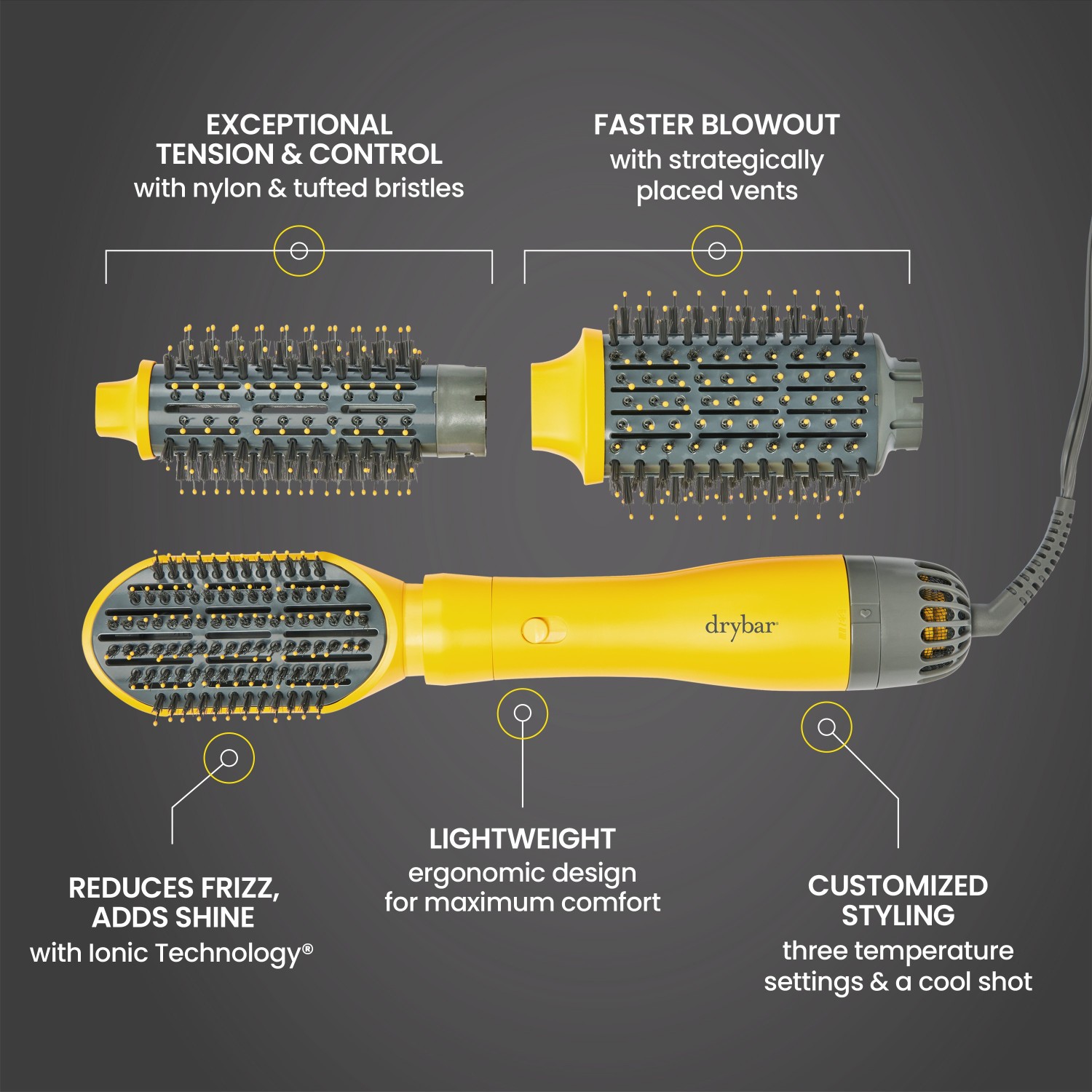 Triple Shot Dryer Brush