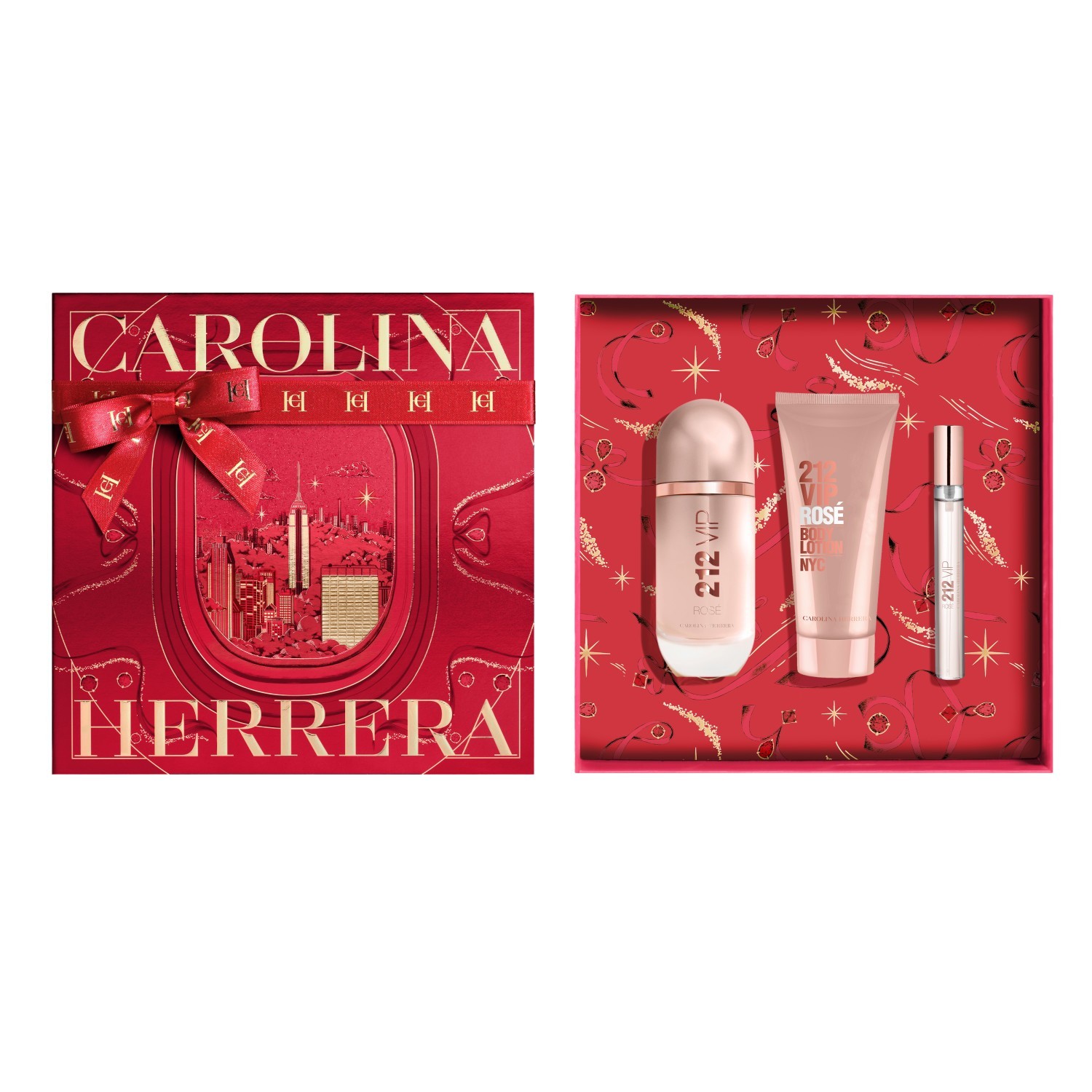 212 Vip Rose Eau de Parfum 80Ml Set