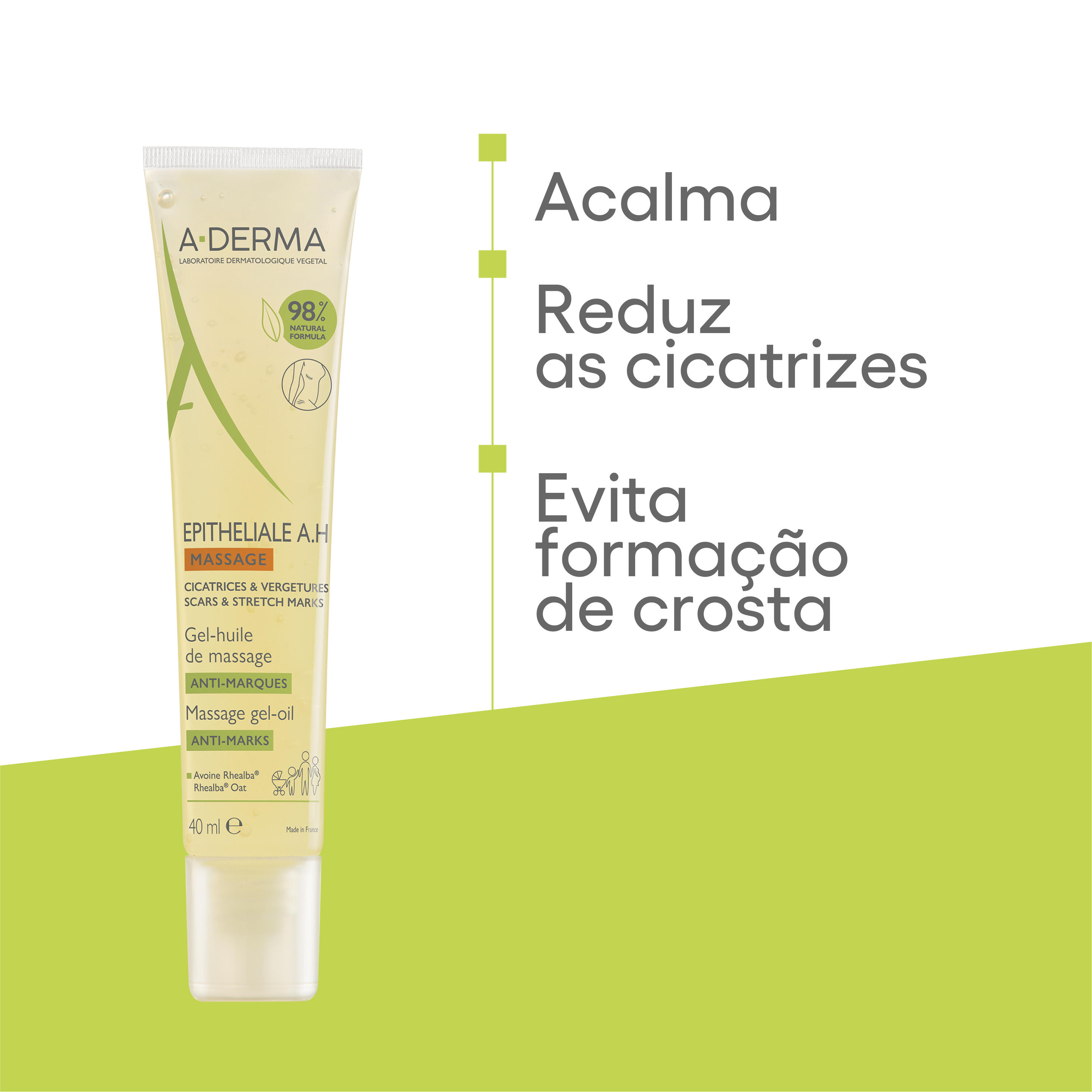 Epitheliale Ah Gel-Óleo Para Massagem Antimarcas