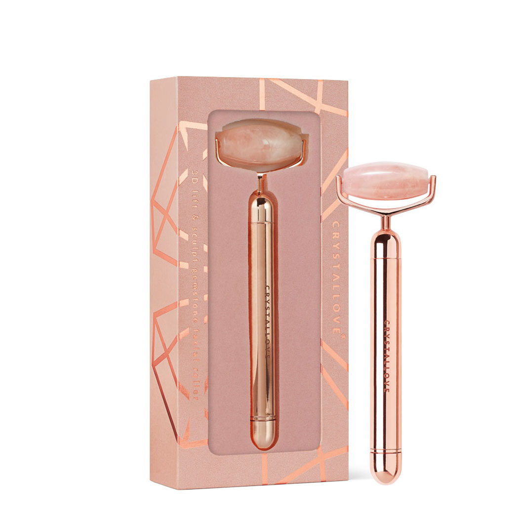 Vibrating Rose Quartz Roller