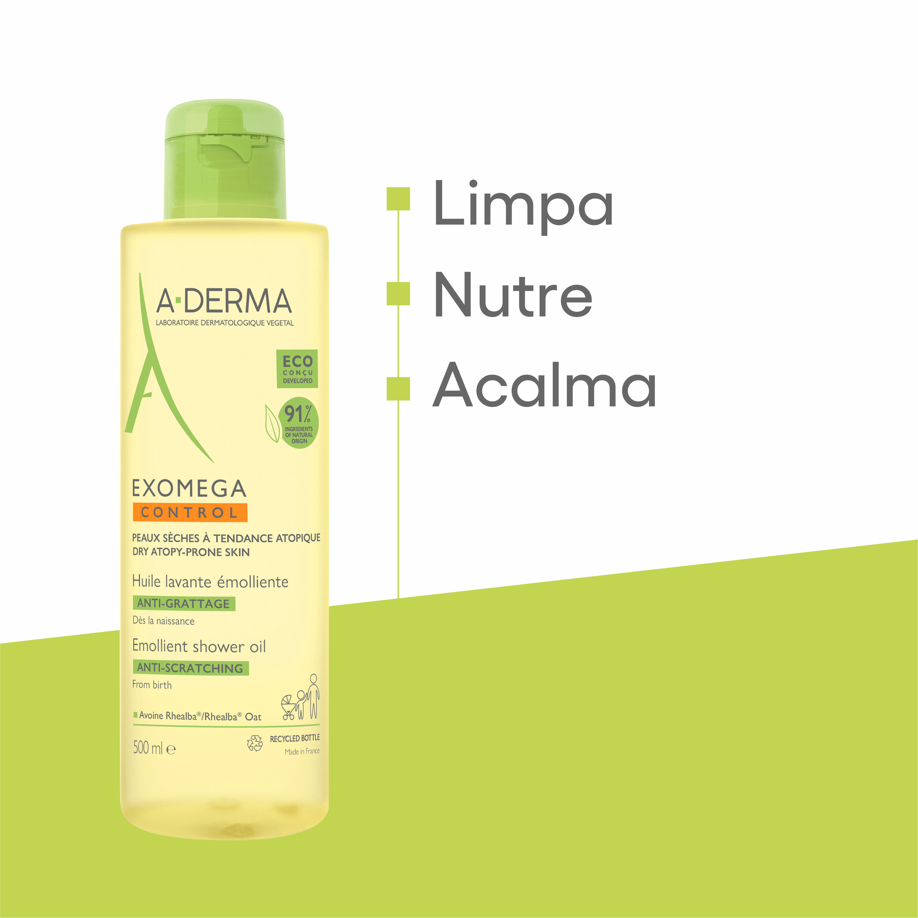 Exomega Control Óleo Duche Emoliente Antiprurido