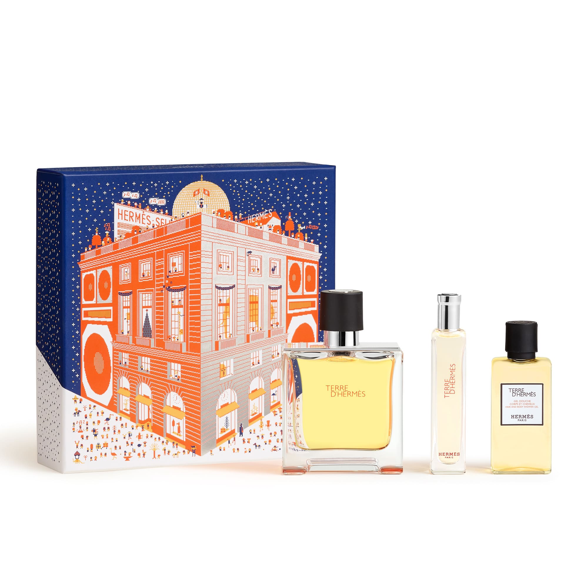 Terre D'Hermes Eau de Toilette Spray 75Ml Set