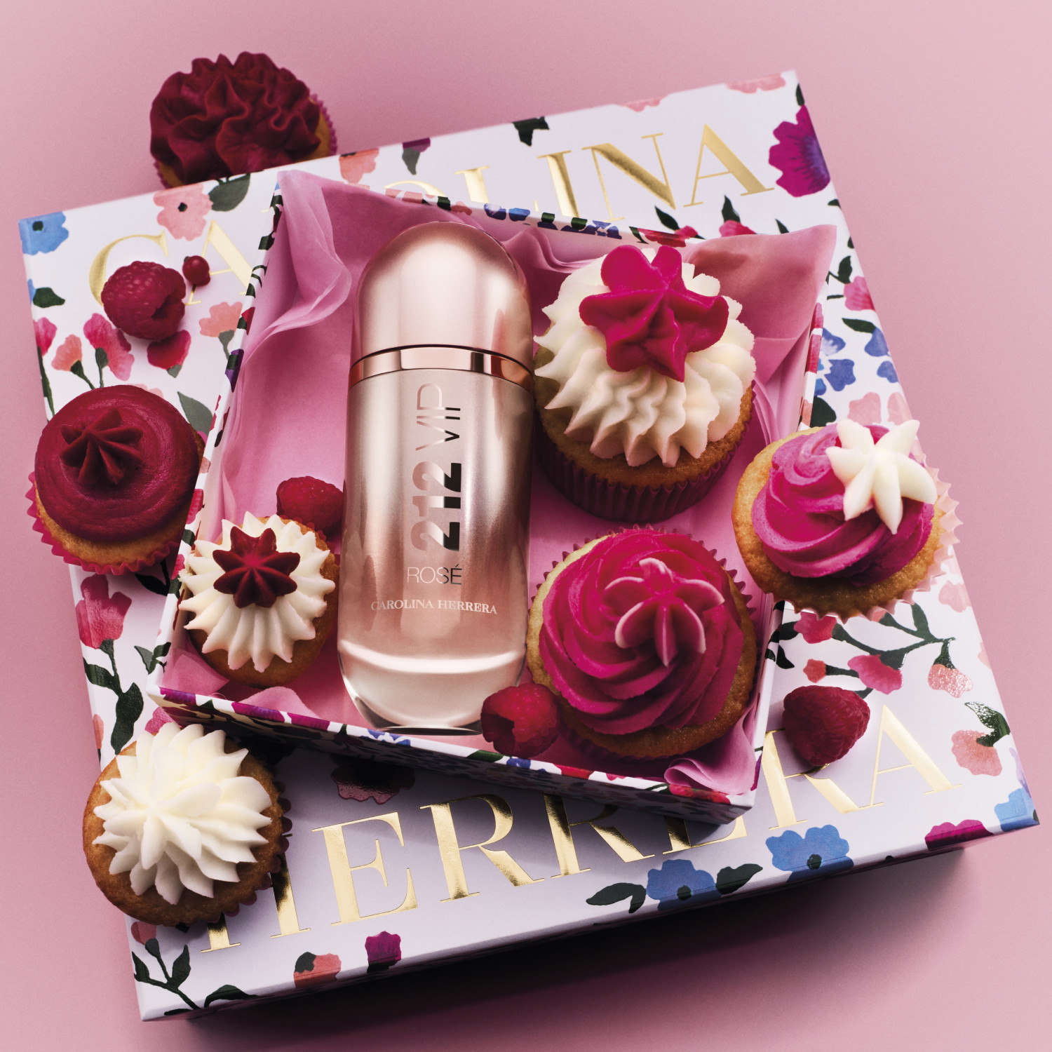 212 Vip Rose Eau de Parfum Spray 80Ml Set