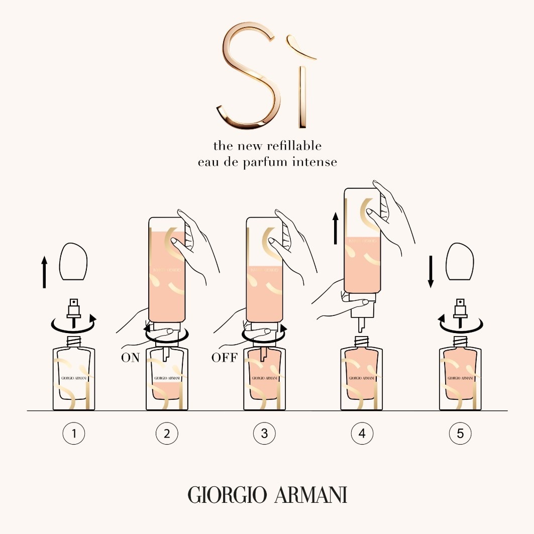 Si Eau de Parfum Spray Intense Refillable
