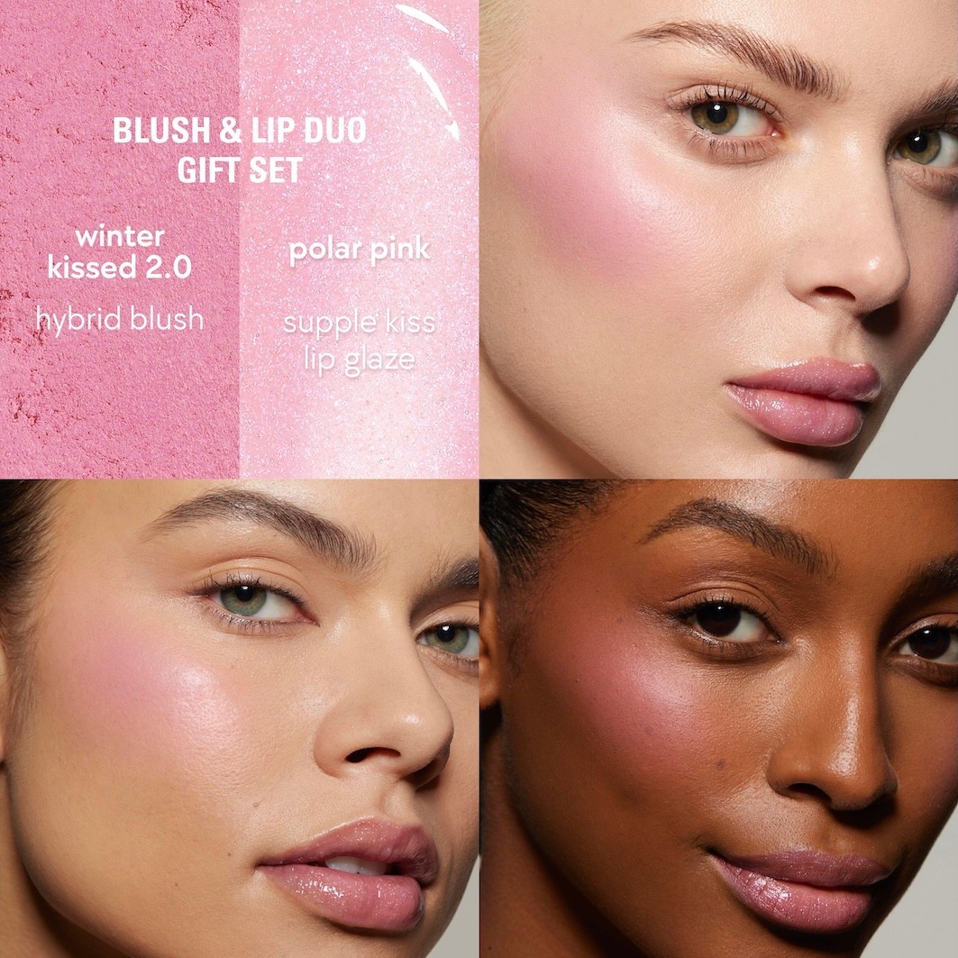 Lip Glaze 3L & Blush Set