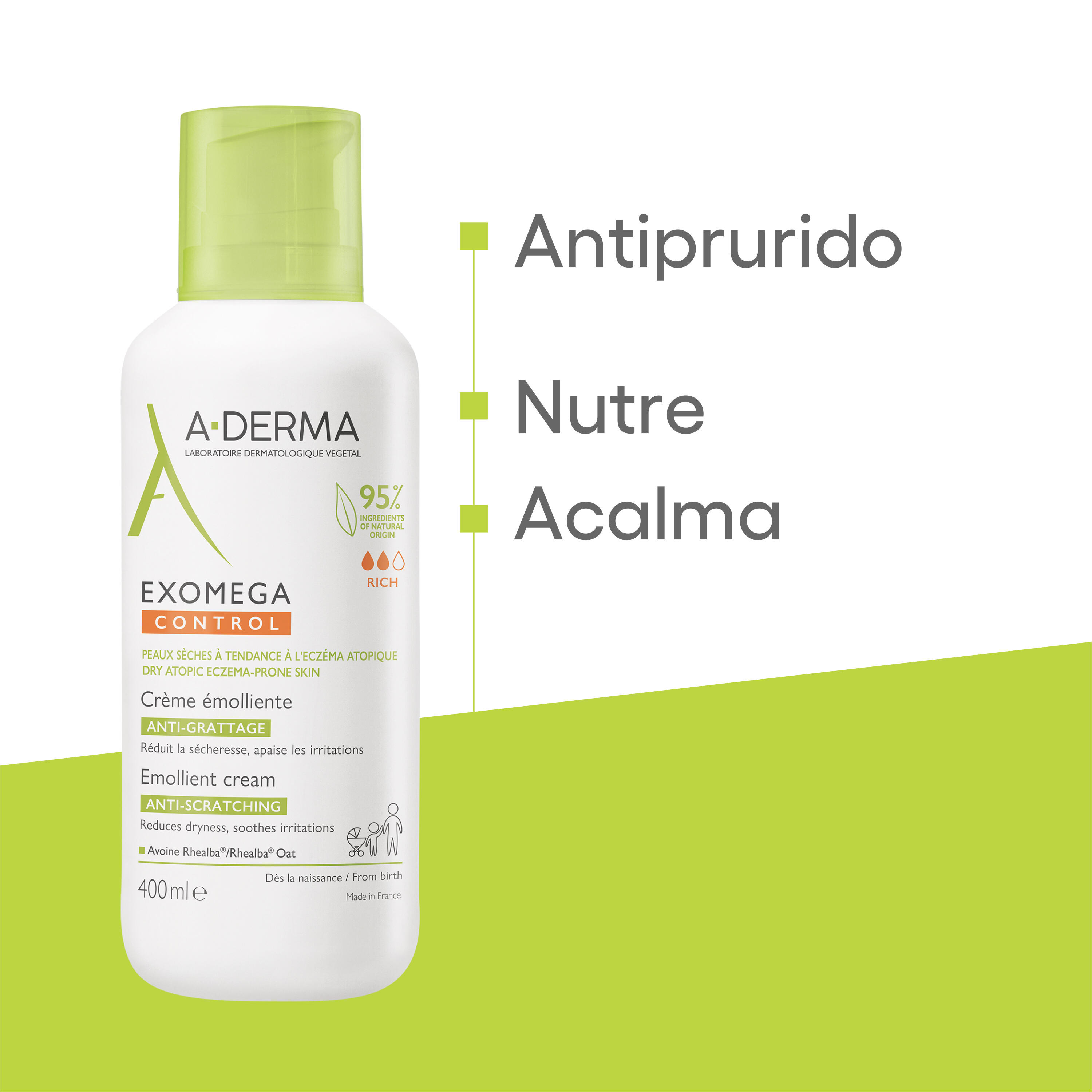 Exomega Control  Creme Emoliente Antiprurido