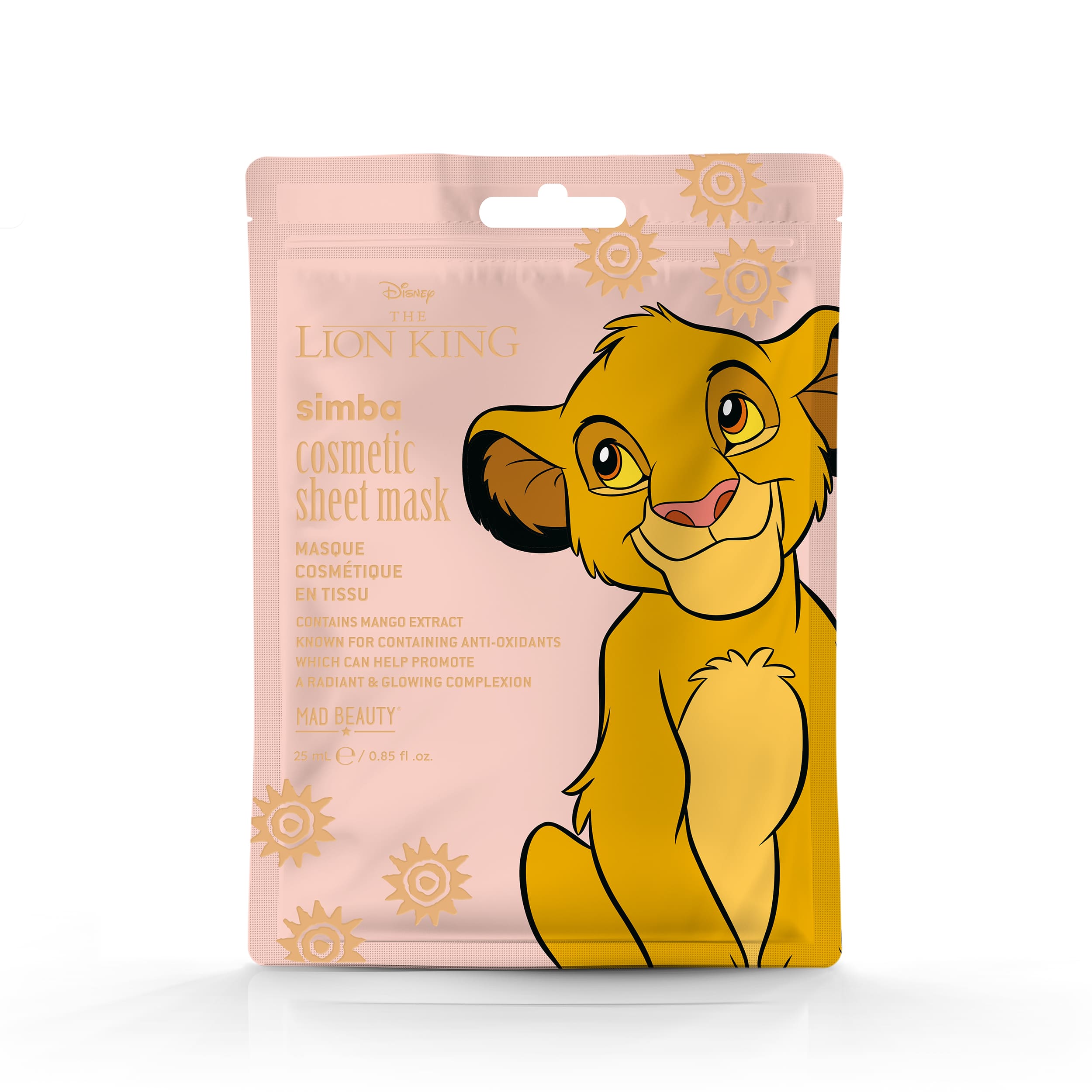Lion King Face Sheet Mask Simba