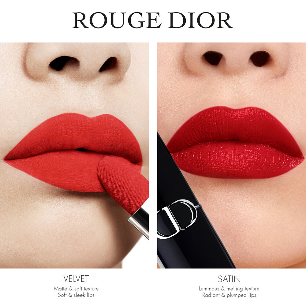 Rouge Dior Batom  - Conforto e longa duração