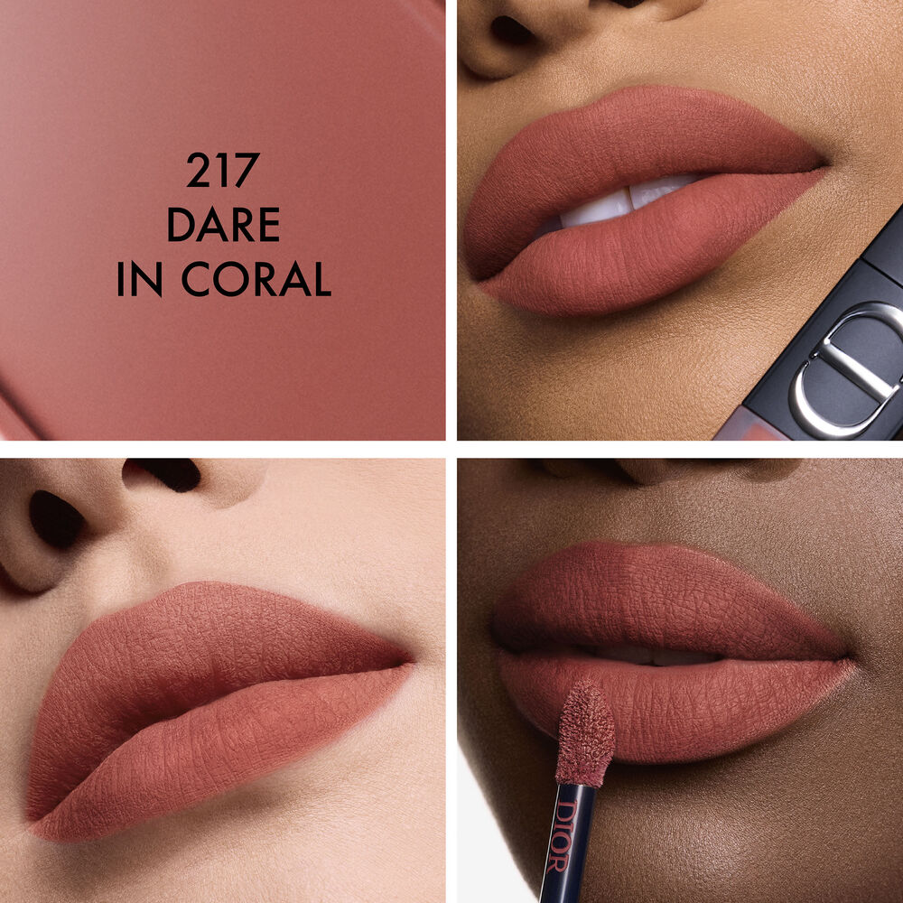 Rouge Dior On Stage Ink Blur Matte Batom líquido sem transferência - acabamento mate difuso