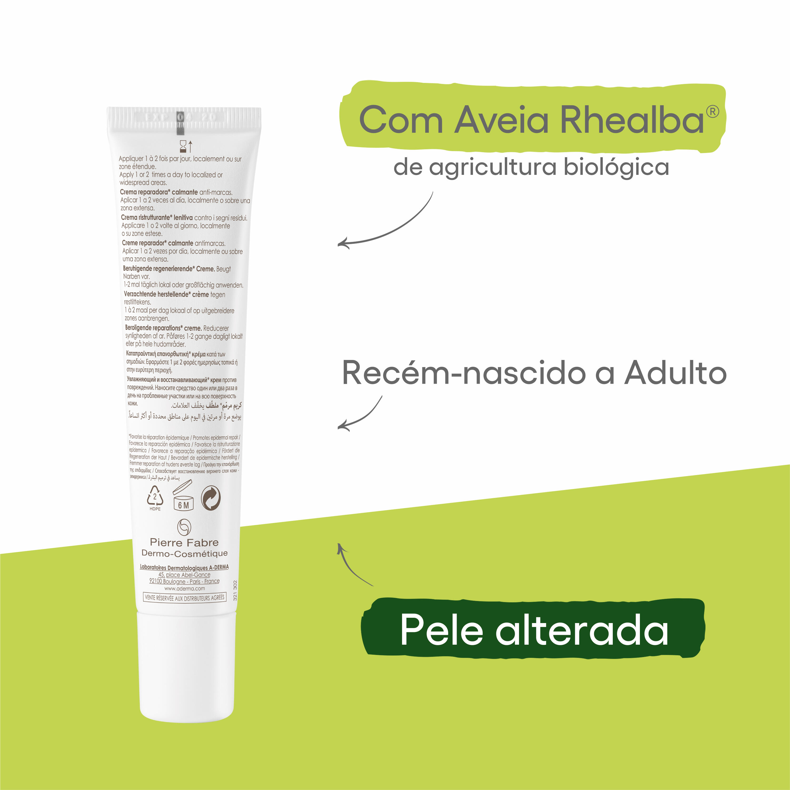 Epitheliale Ah Creme Reparador Calmante