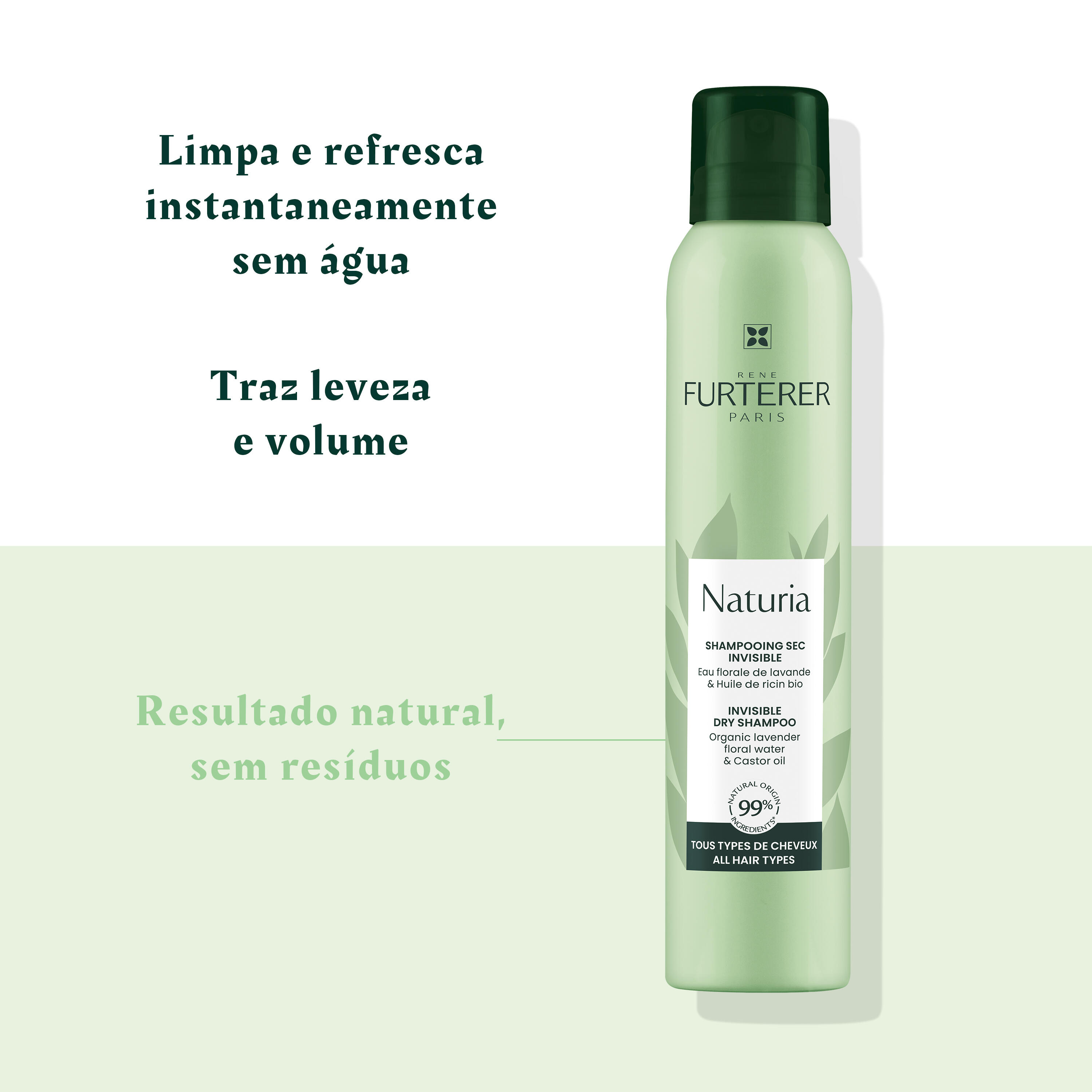 Naturia Champô Seco Invisível