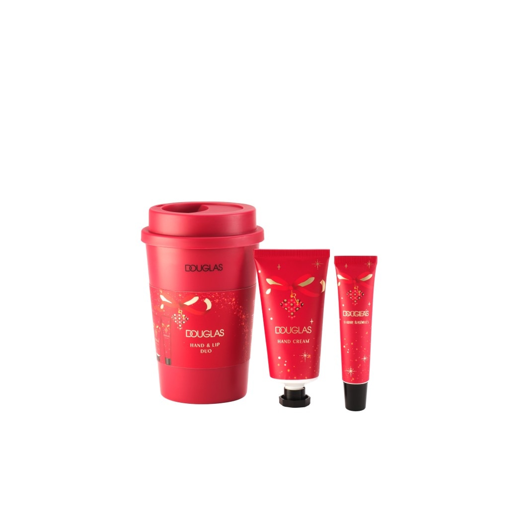 Charming Winter Hand And Lip Set In Cup