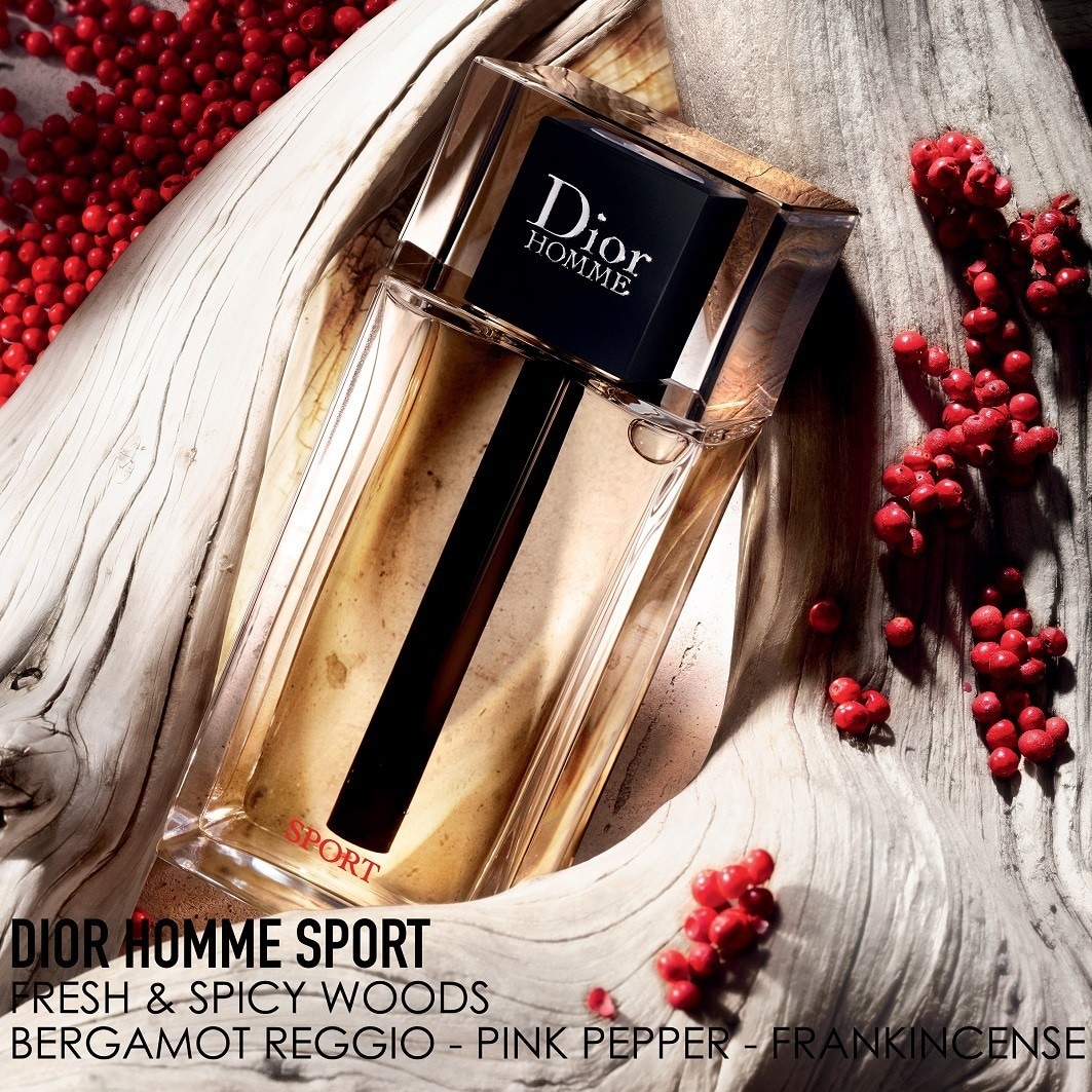 Dior Homme Sport   - Eau de toilette para homem - notas frescas, amadeiradas e condimentadas