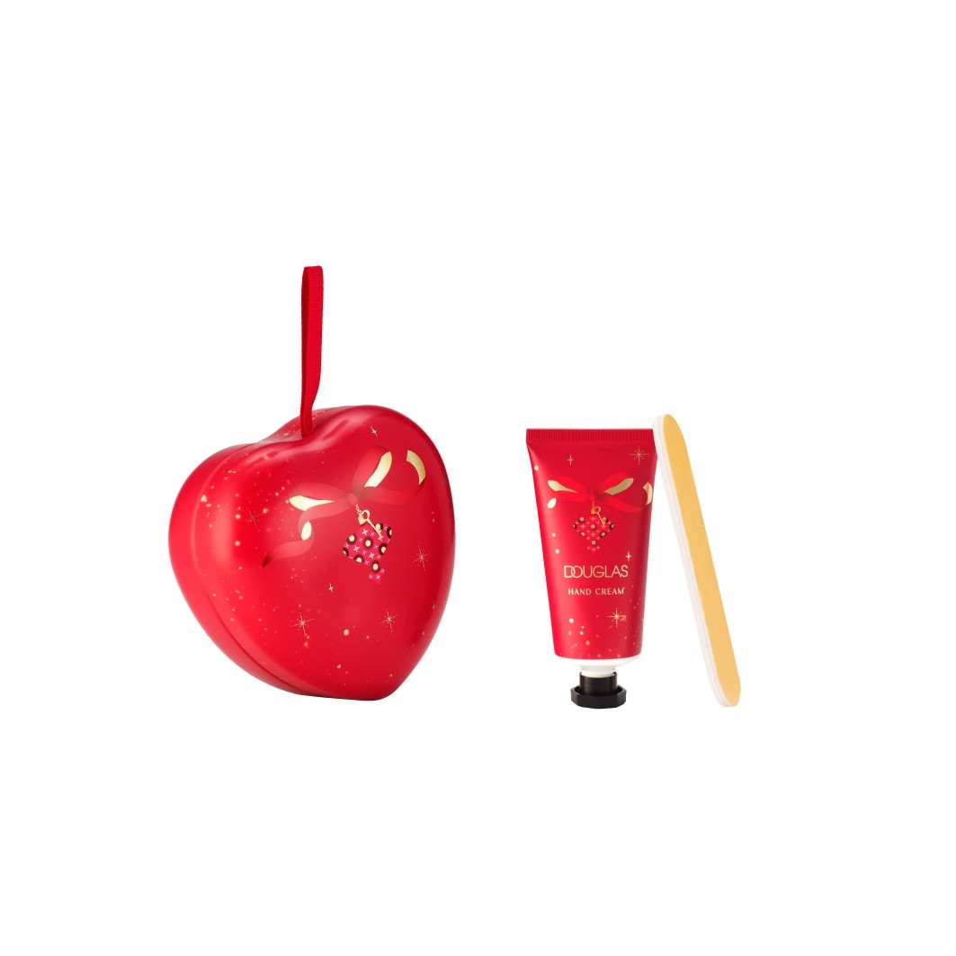 Charming Winter Tin Heart Hand Care Set