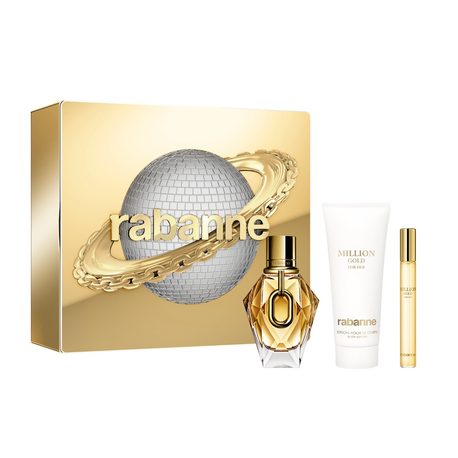 Million Gold For Her Eau de Parfum 50Ml Set