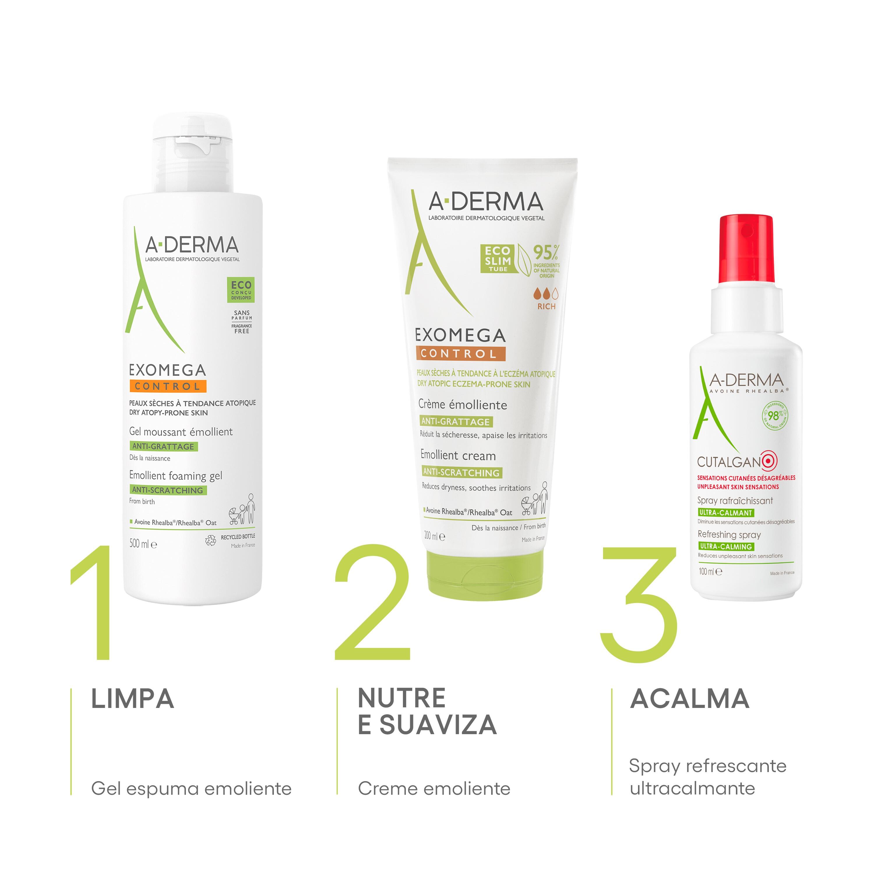 Exomega Control Gel Espuma Emoliente