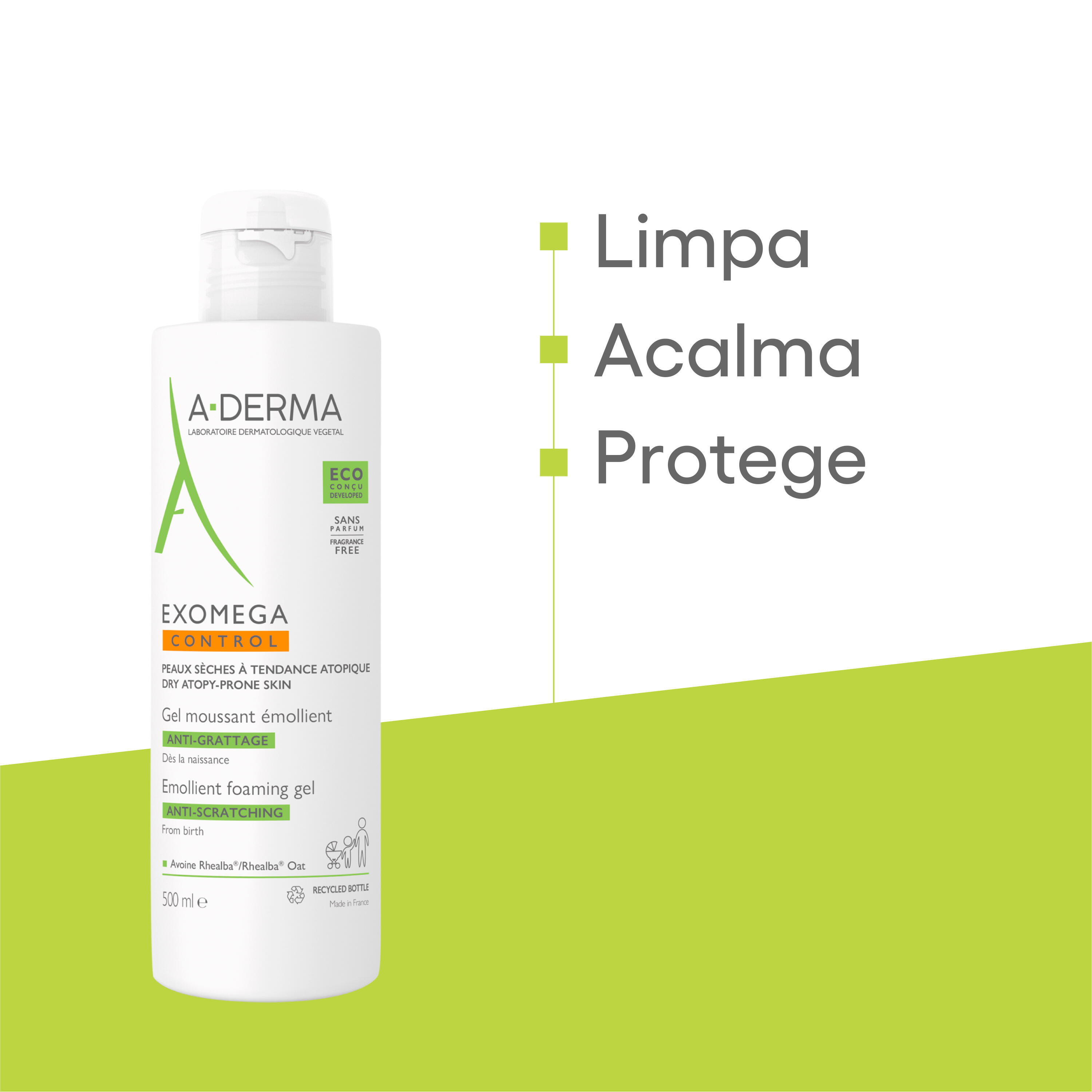 Exomega Control Gel Espuma Emoliente