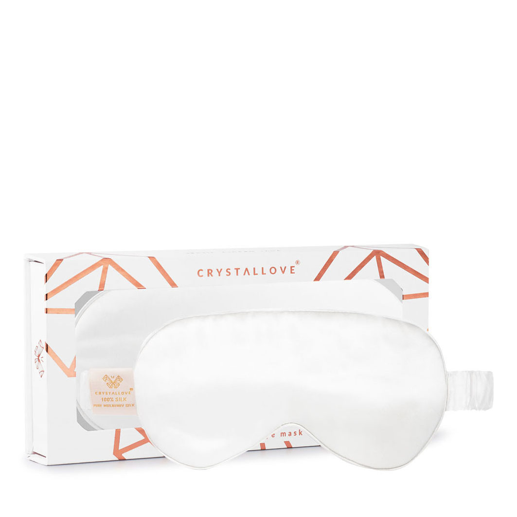 Silk Eye Mask Ivory