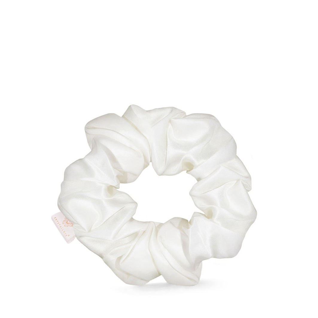 Silk Srunchie Ivory