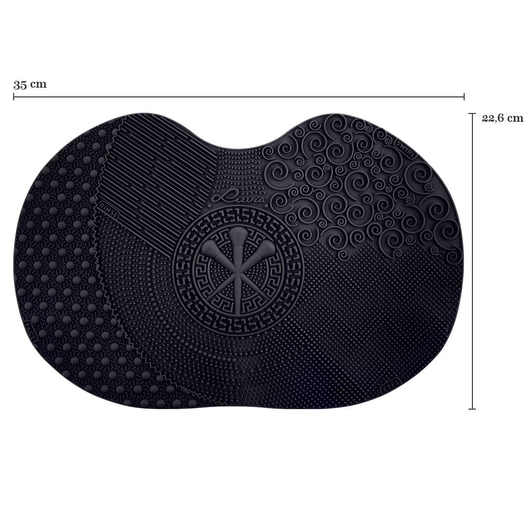 Brush Cleansing Mat Black