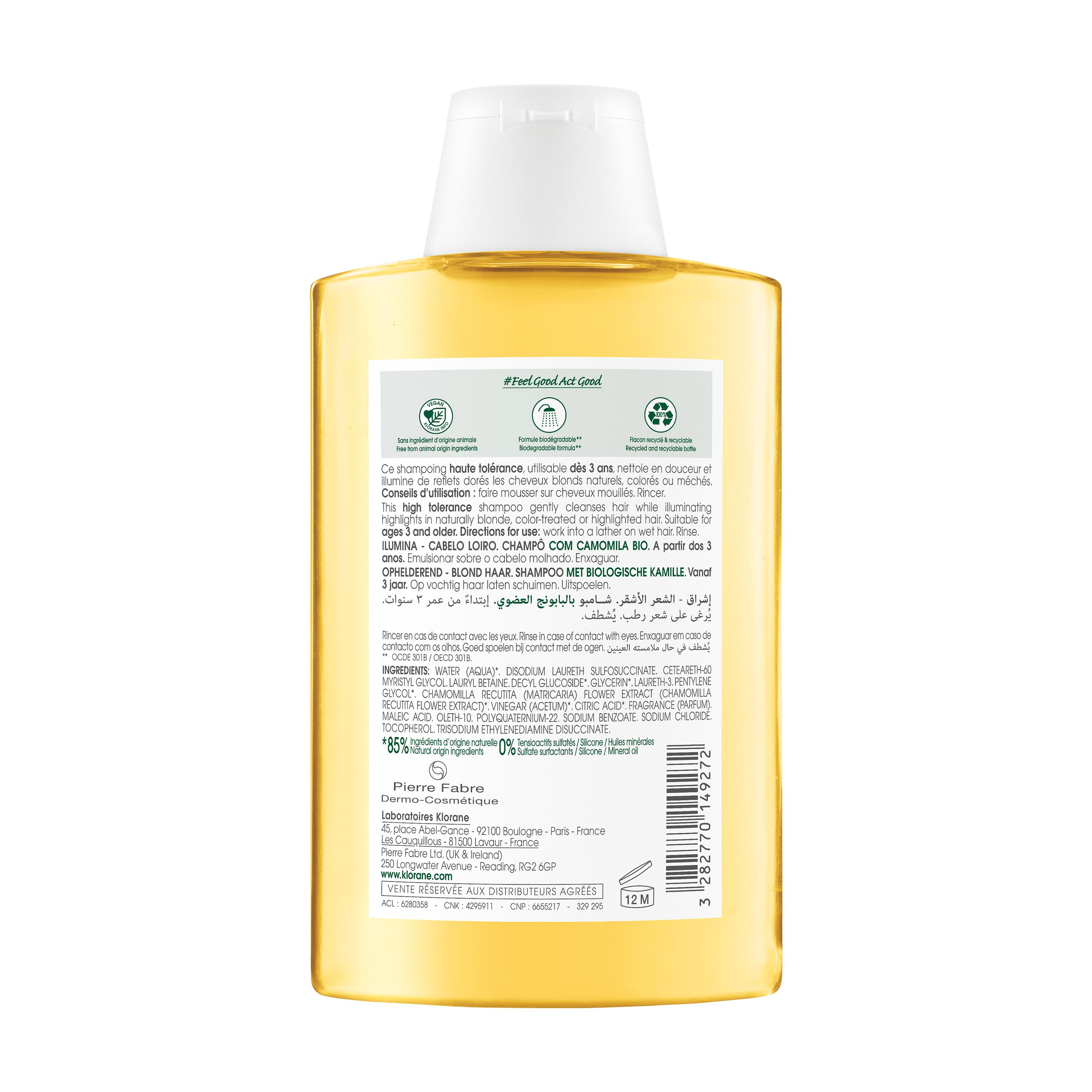 Champô cabelo loiro com Camomila