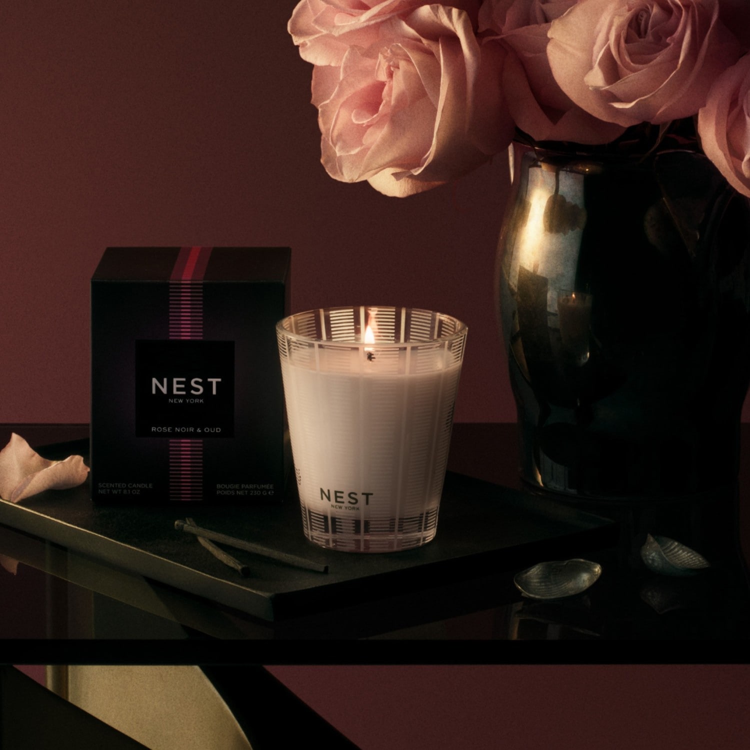 Rose Noir & Oud Classic Candle