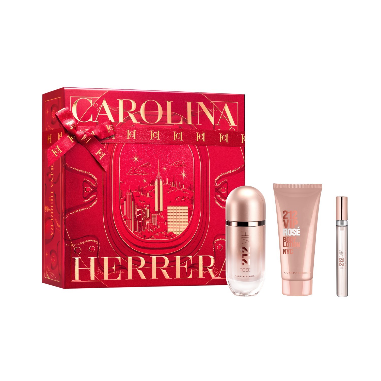 212 Vip Rose Eau de Parfum 80Ml Set
