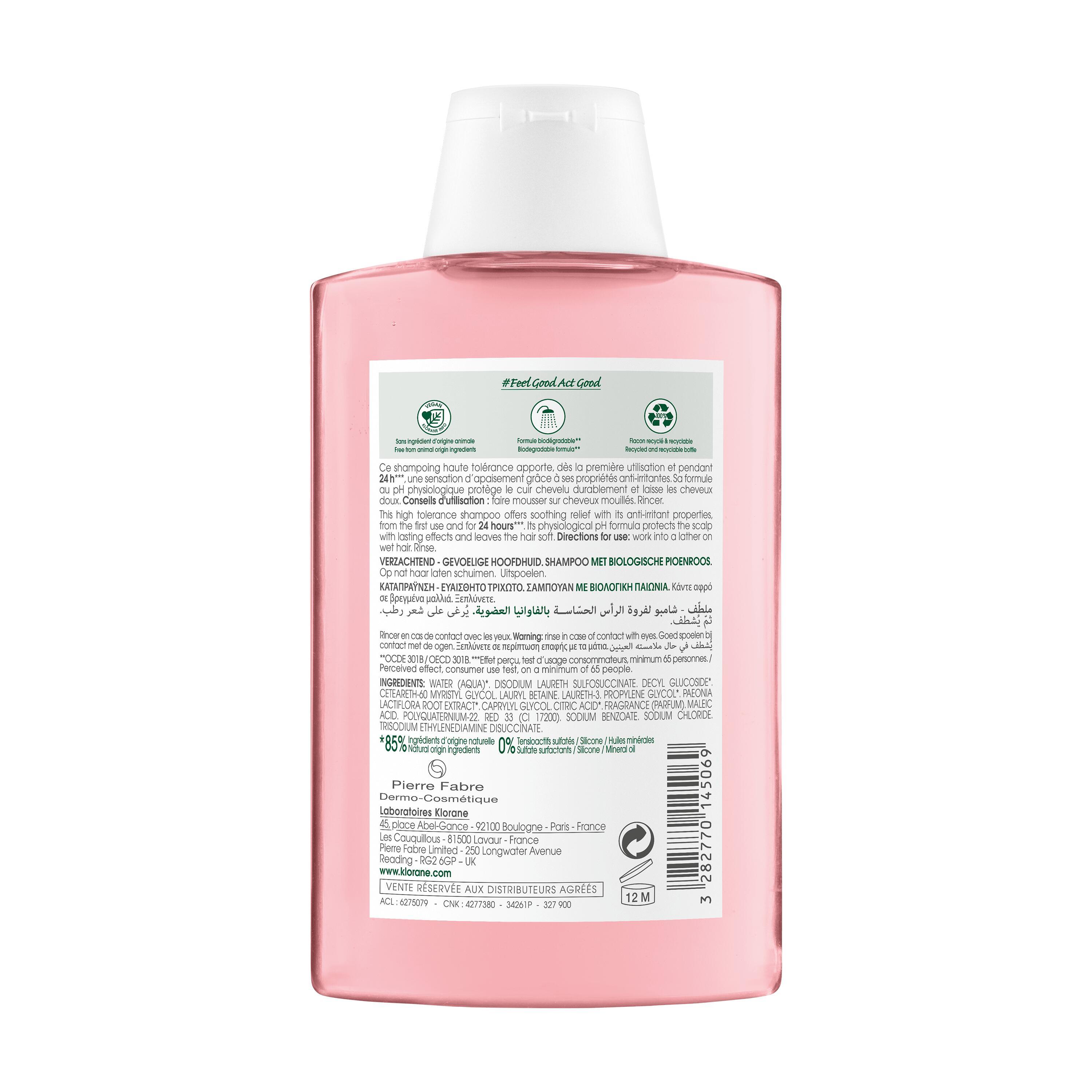Champô Com Peónia Bio