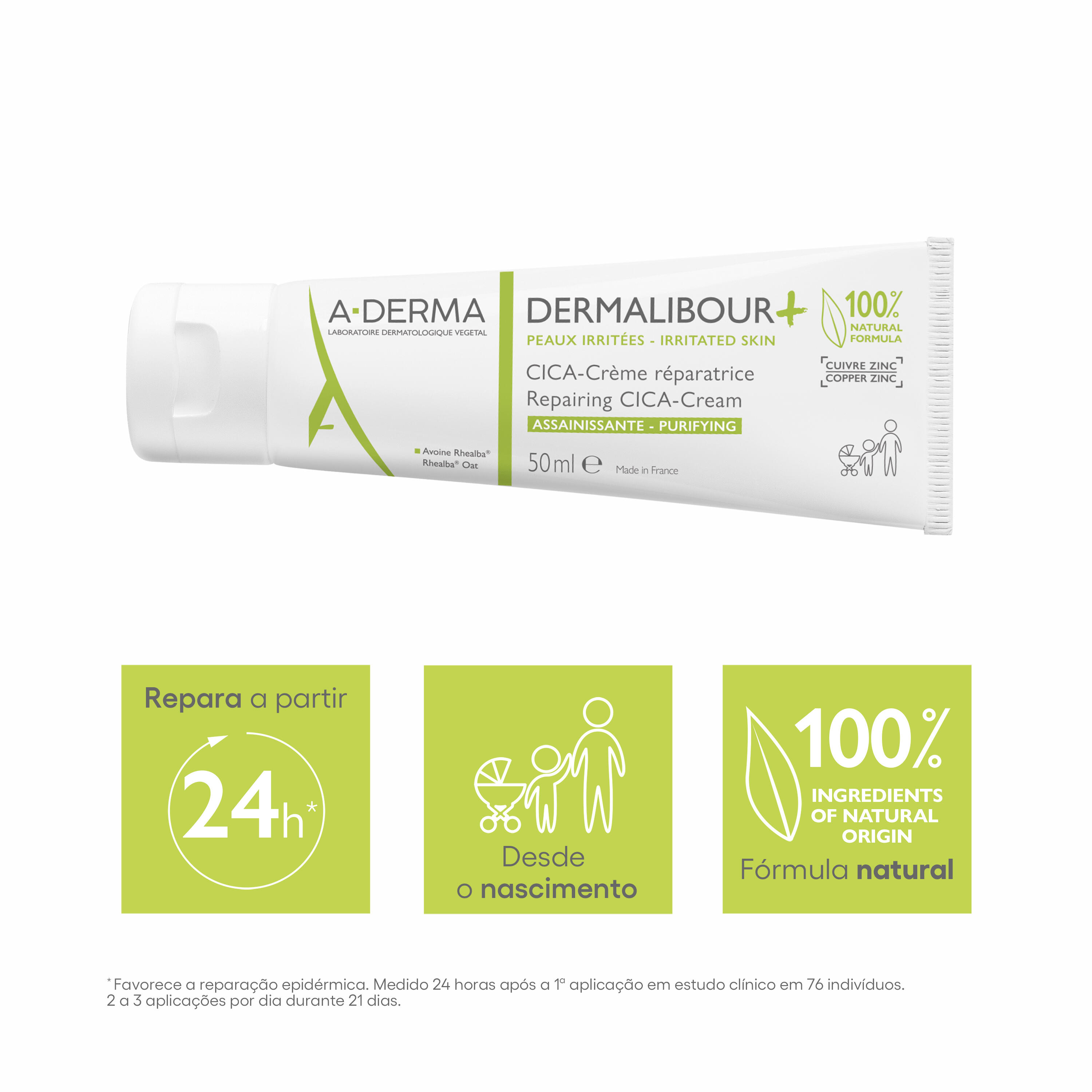Dermalibour Creme Reparador Purificante Cica