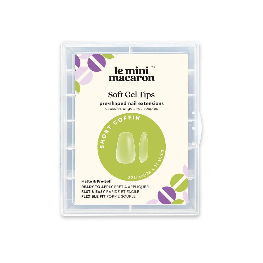 Gel Tips Short Coffin