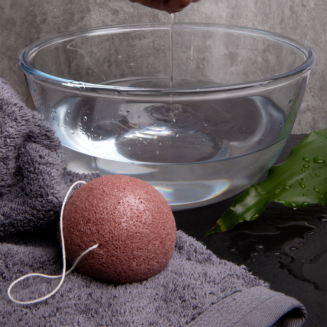 Konjac Schwamm - Set Red Clay