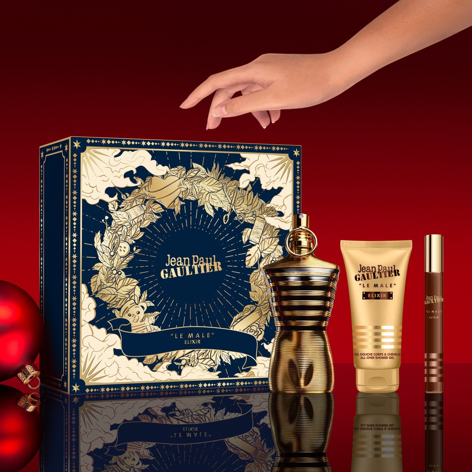 Le Male Elixir Parfum 125Ml Set