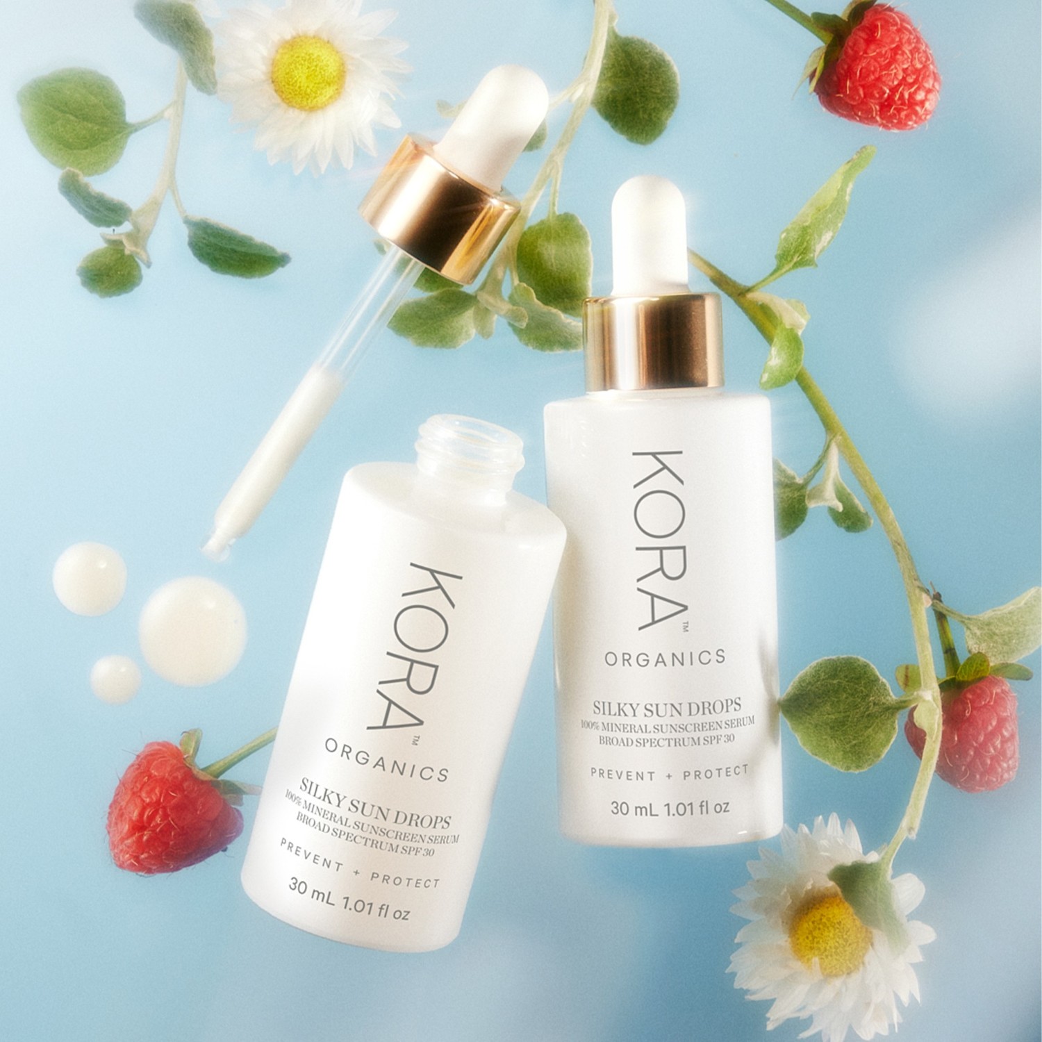 Silky Sun Drops 100% Mineral Sunscreen Serum SPF 30
