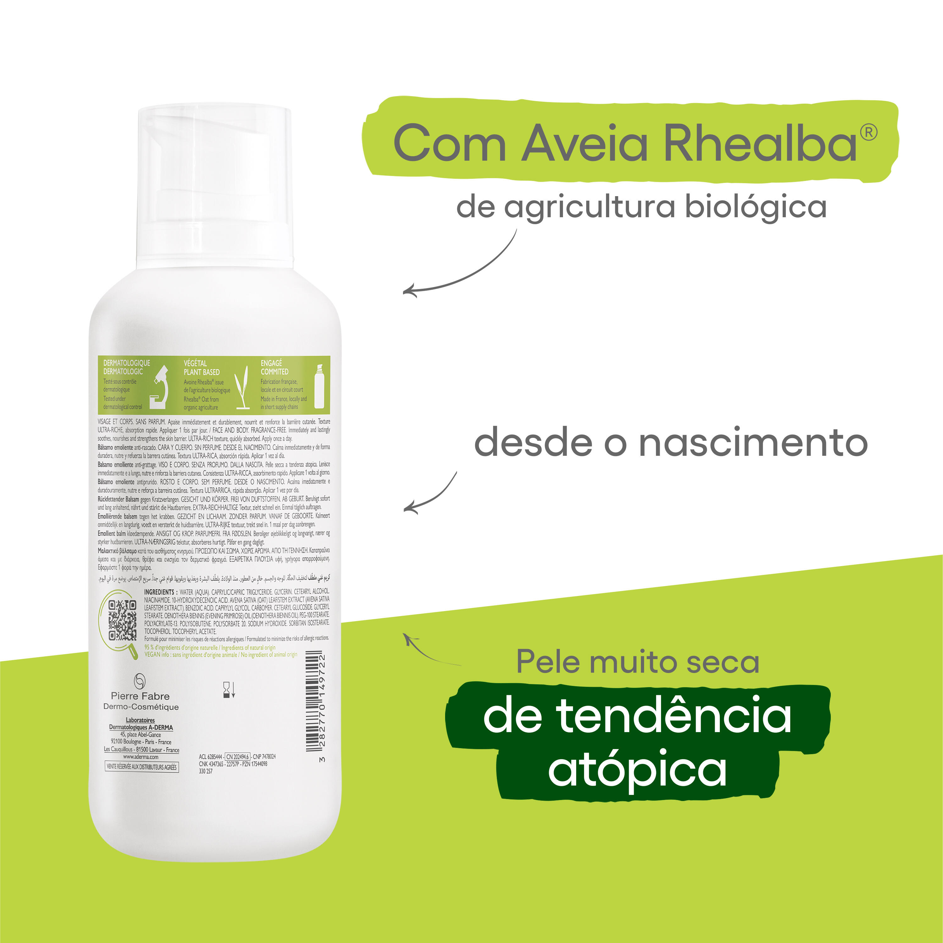 Exomega Control Bálsamo Emoliente Antiprurido